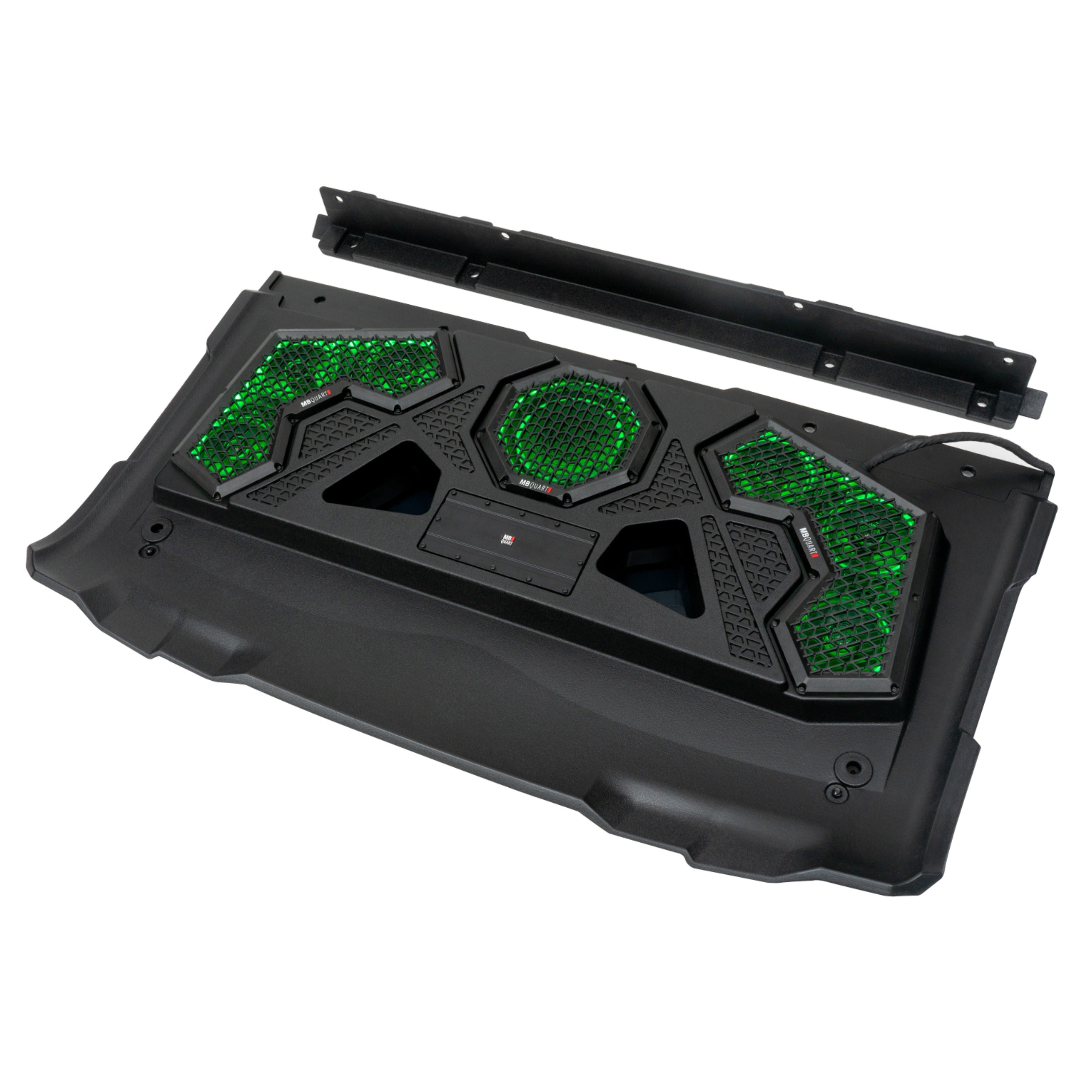 MB Quart MBQRG2-S7R 500-watt Ranger audio roof with a dash-mounted GMR7V1 source unit