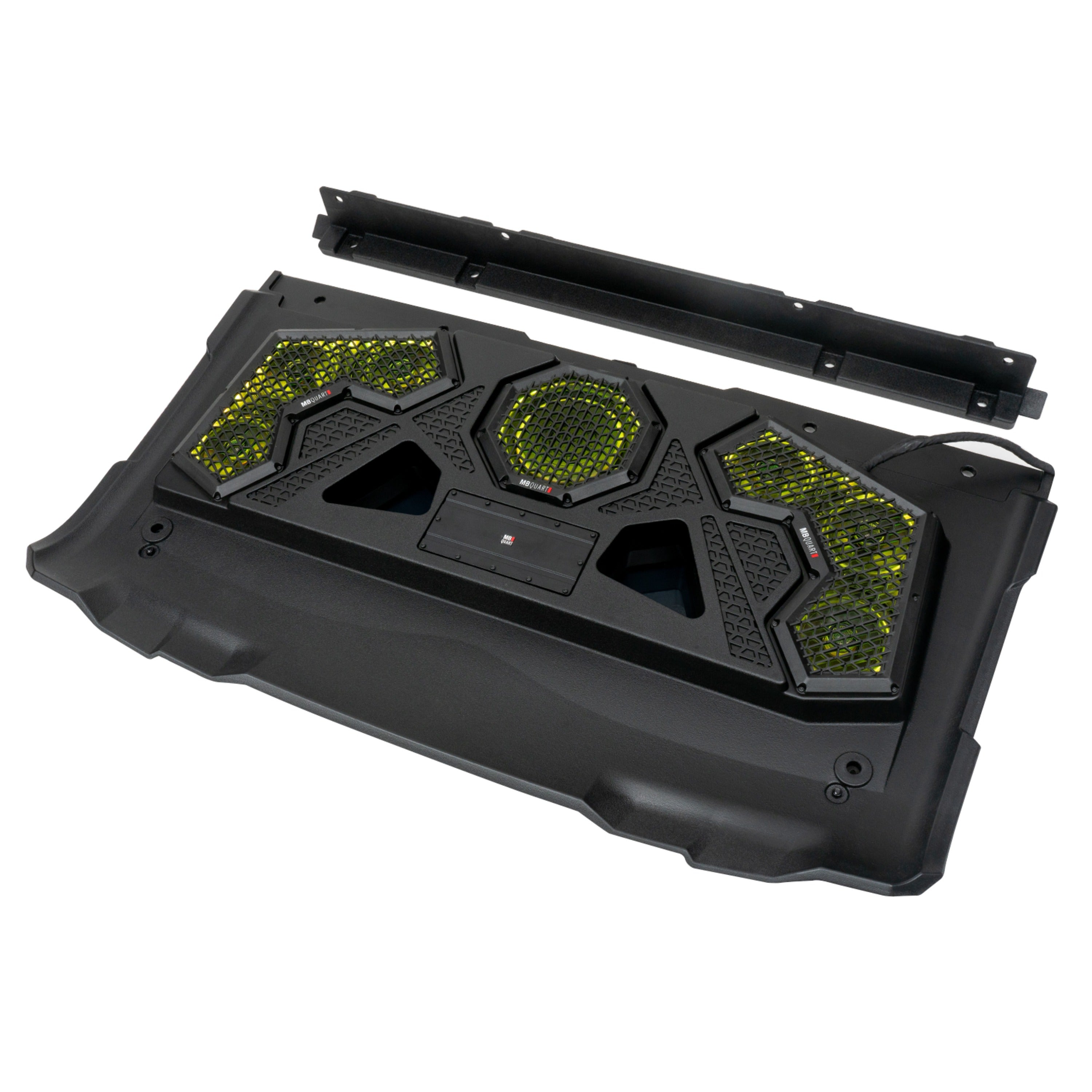 MB Quart MBQRG2-S7R 500-watt Ranger audio roof with a dash-mounted GMR7V1 source unit