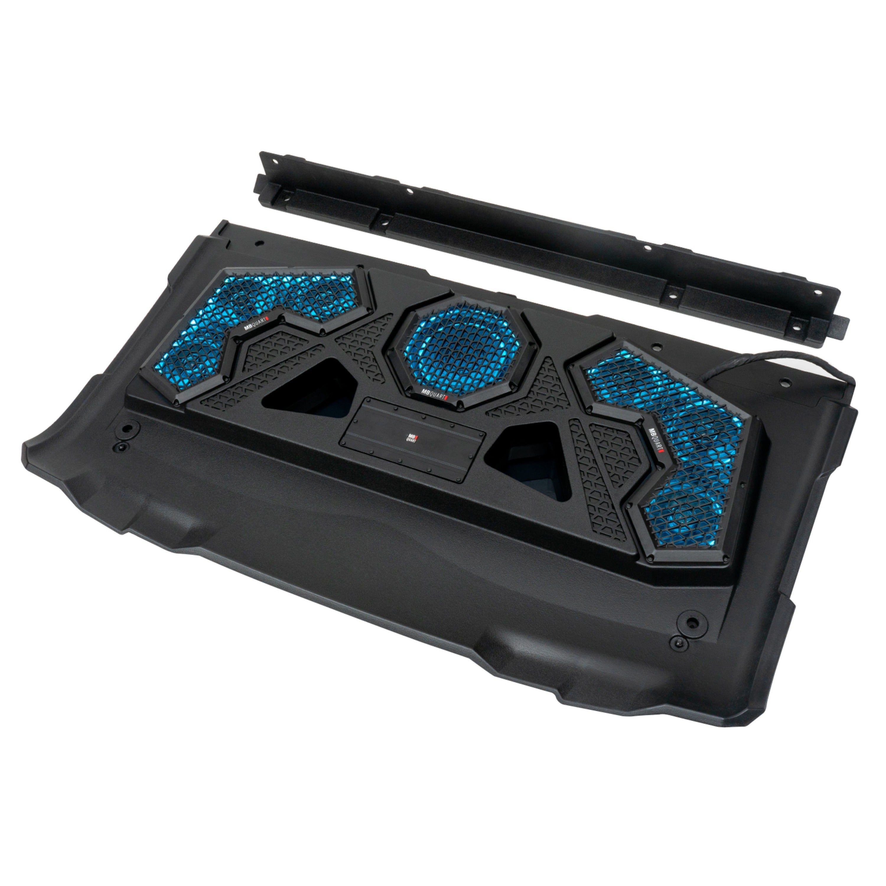 MB Quart MBQRG2-S7R 500-watt Ranger audio roof with a dash-mounted GMR7V1 source unit