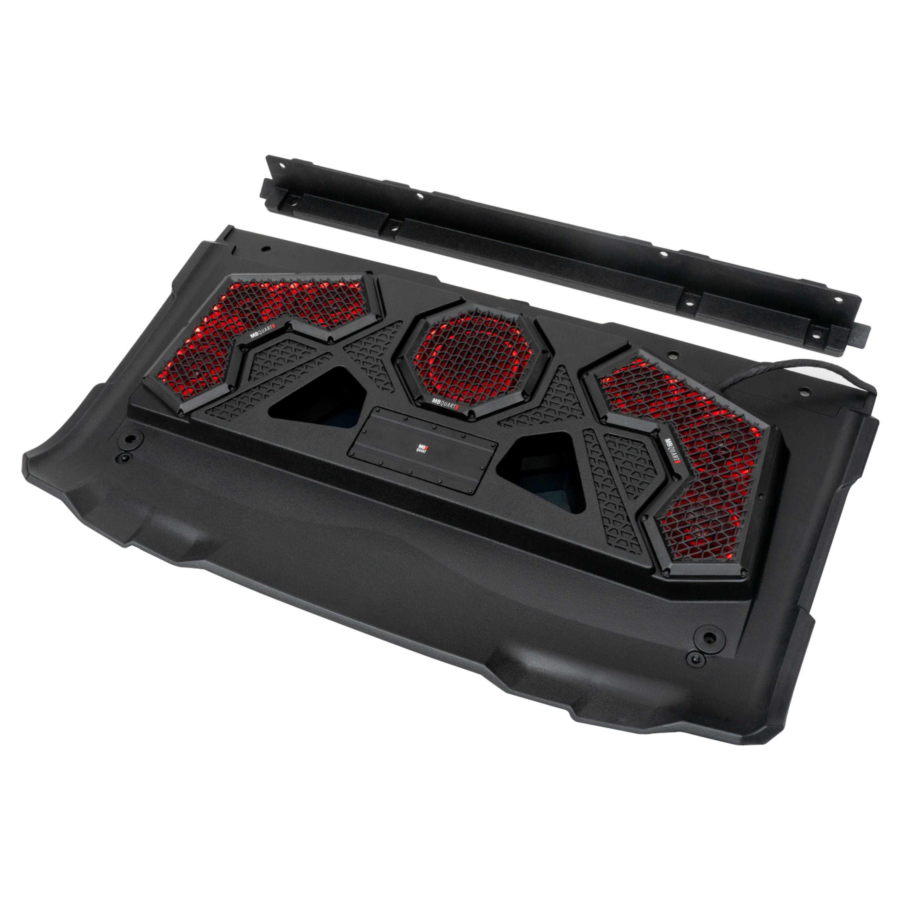 MB Quart MBQRG2-S7R 500-watt Ranger audio roof with a dash-mounted GMR7V1 source unit