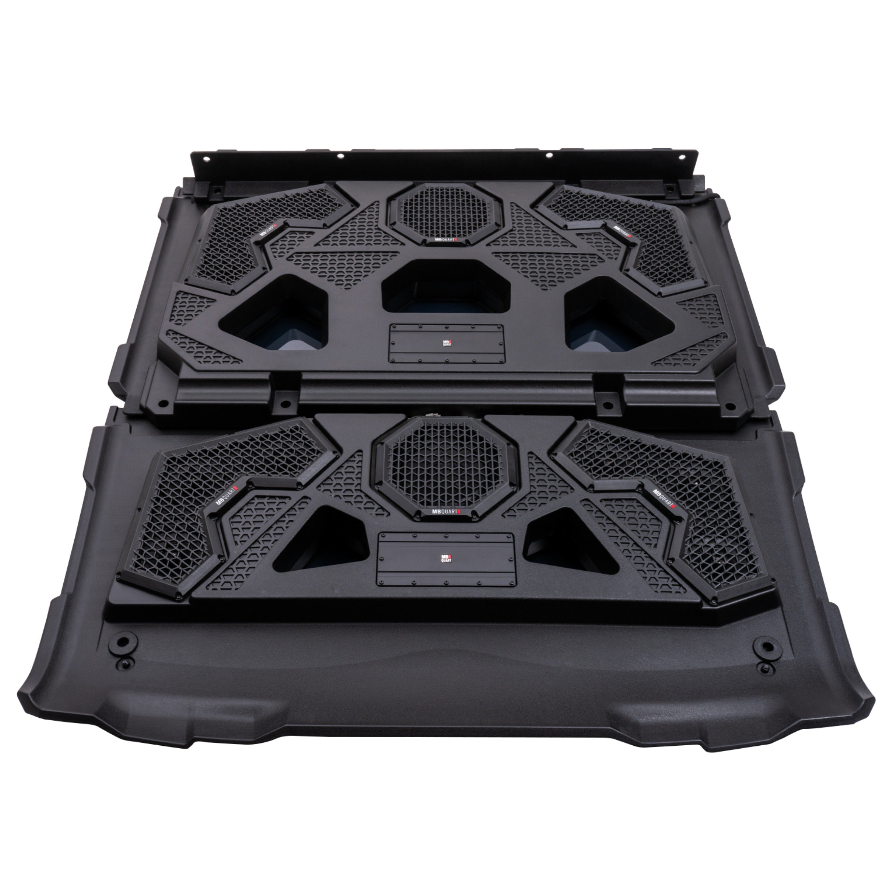 MB Quart MBQRG4-S14R 1000-watt Ranger audio roof with a dash-mounted GMR7V1 source unit