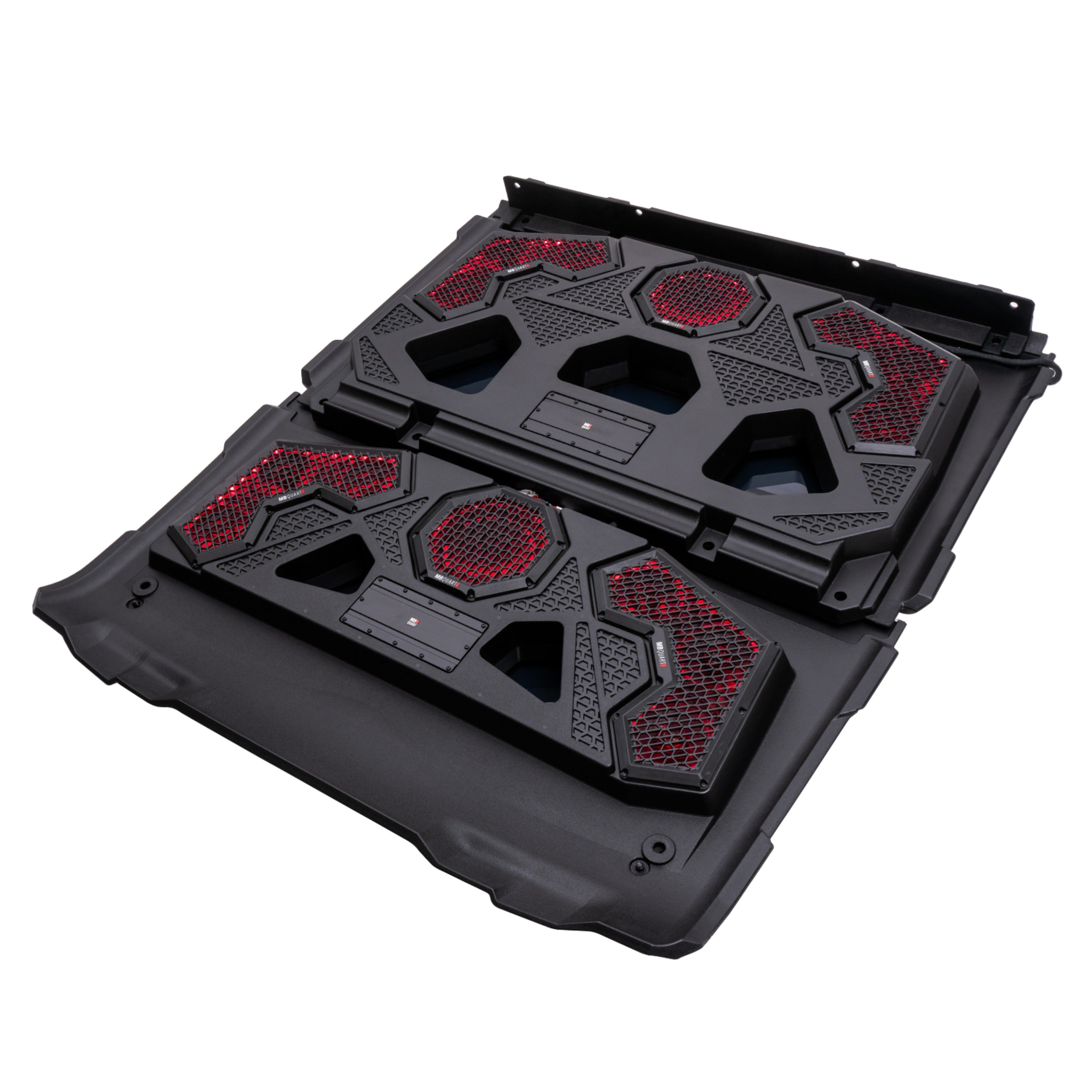 MB Quart MBQRG4-S14R 1000-watt Ranger audio roof with a dash-mounted GMR7V1 source unit