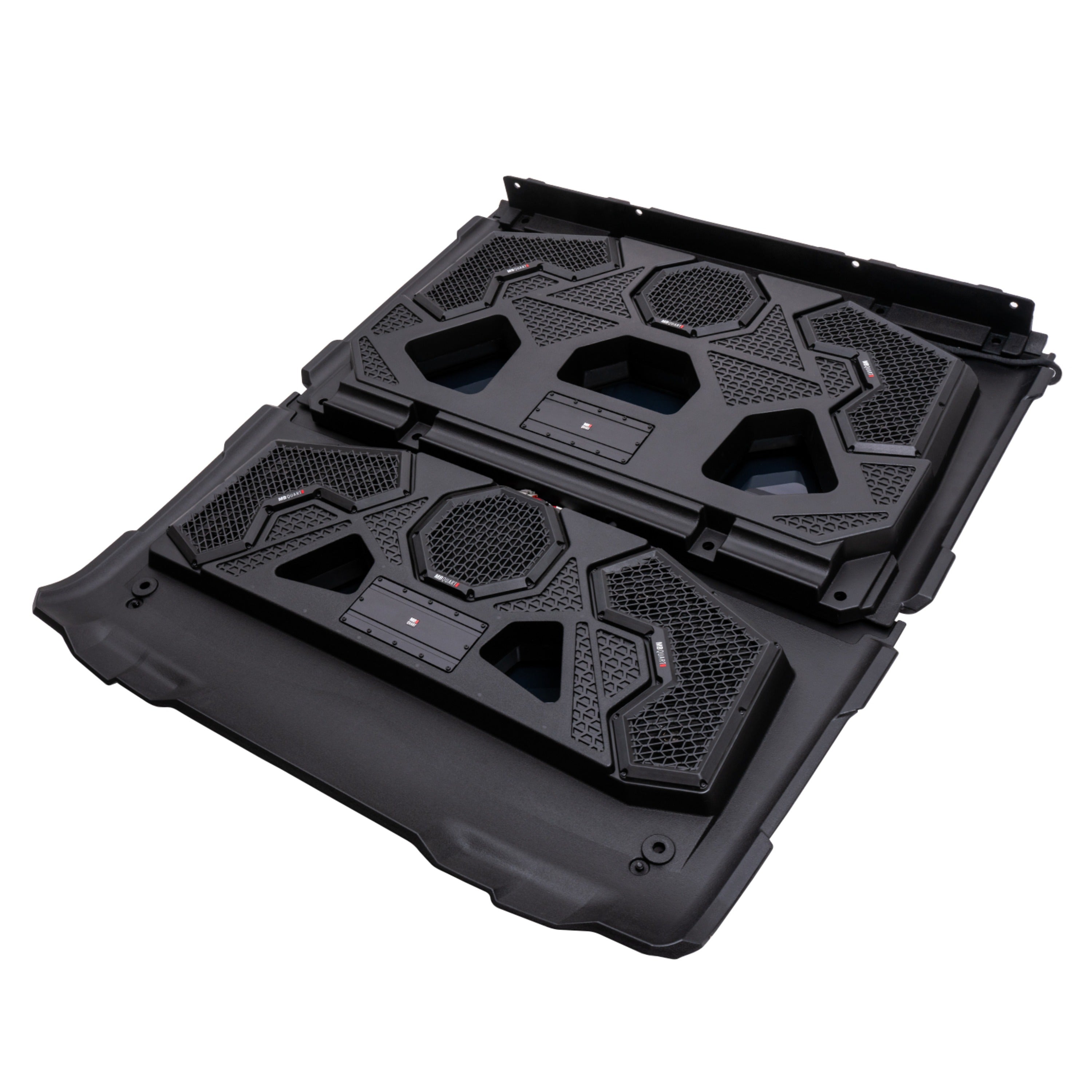 MB Quart MBQRG4-S14R 1000-watt Ranger audio roof with a dash-mounted GMR7V1 source unit