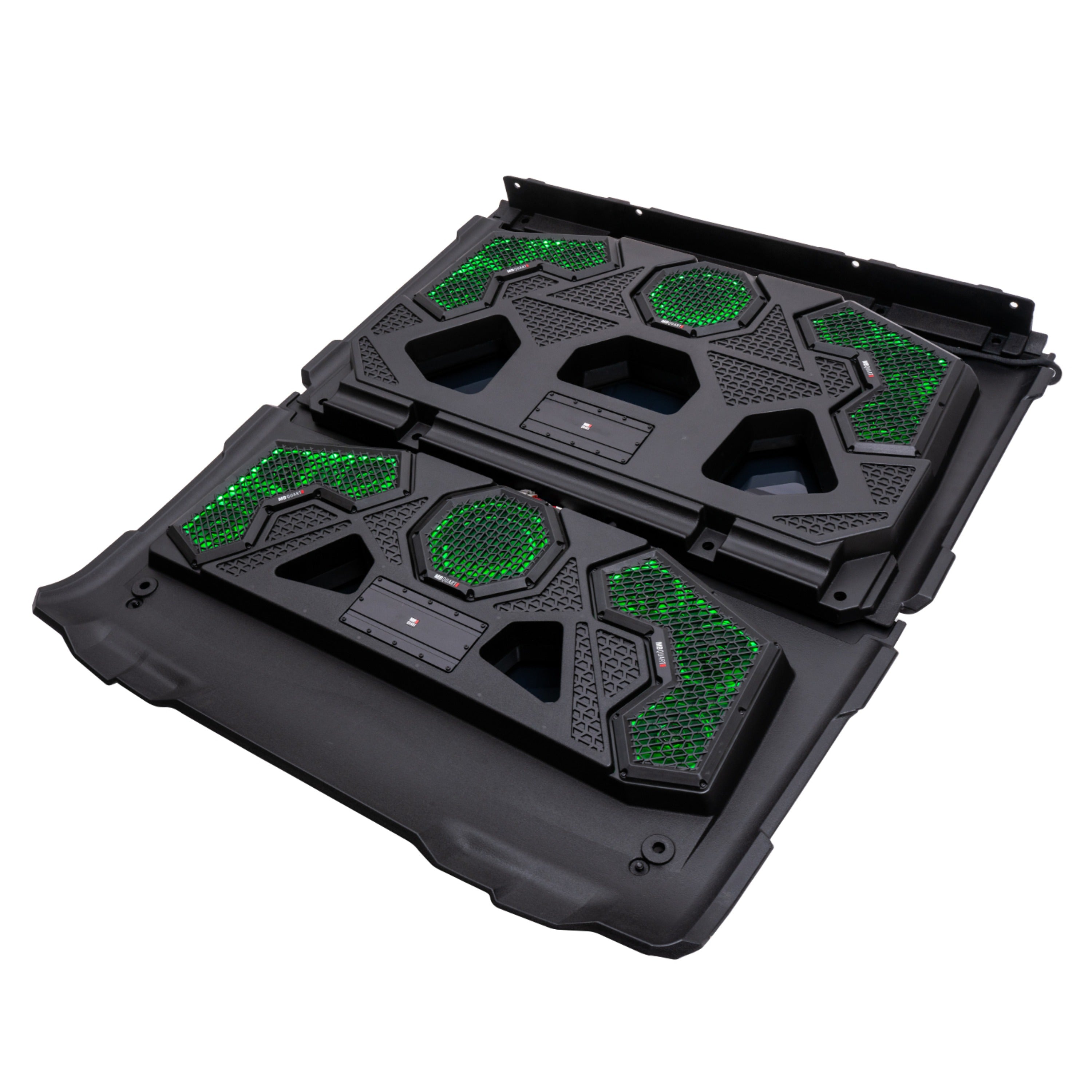 MB Quart MBQRG4-S14R 1000-watt Ranger audio roof with a dash-mounted GMR7V1 source unit