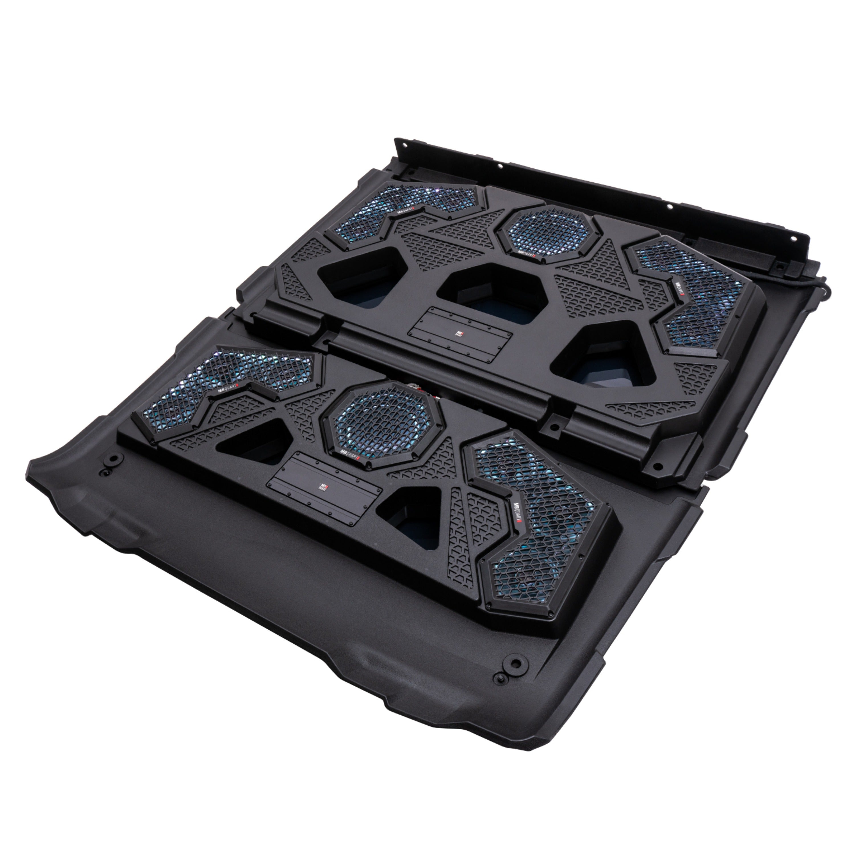 MB Quart MBQRG4-S14R 1000-watt Ranger audio roof with a dash-mounted GMR7V1 source unit