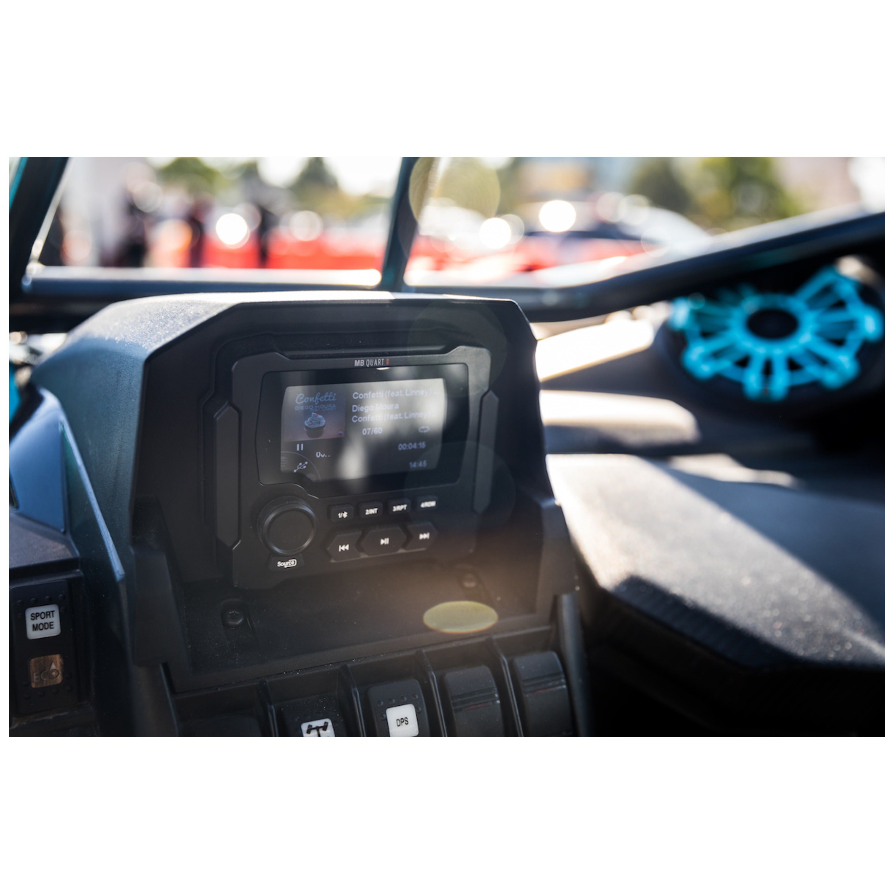 MB Quart MBQX-STG5-1 Can-Am X3 800 Watt STAGE 5 Audio System includes Source Unit, 4 speakers, 10 inch subwoofer