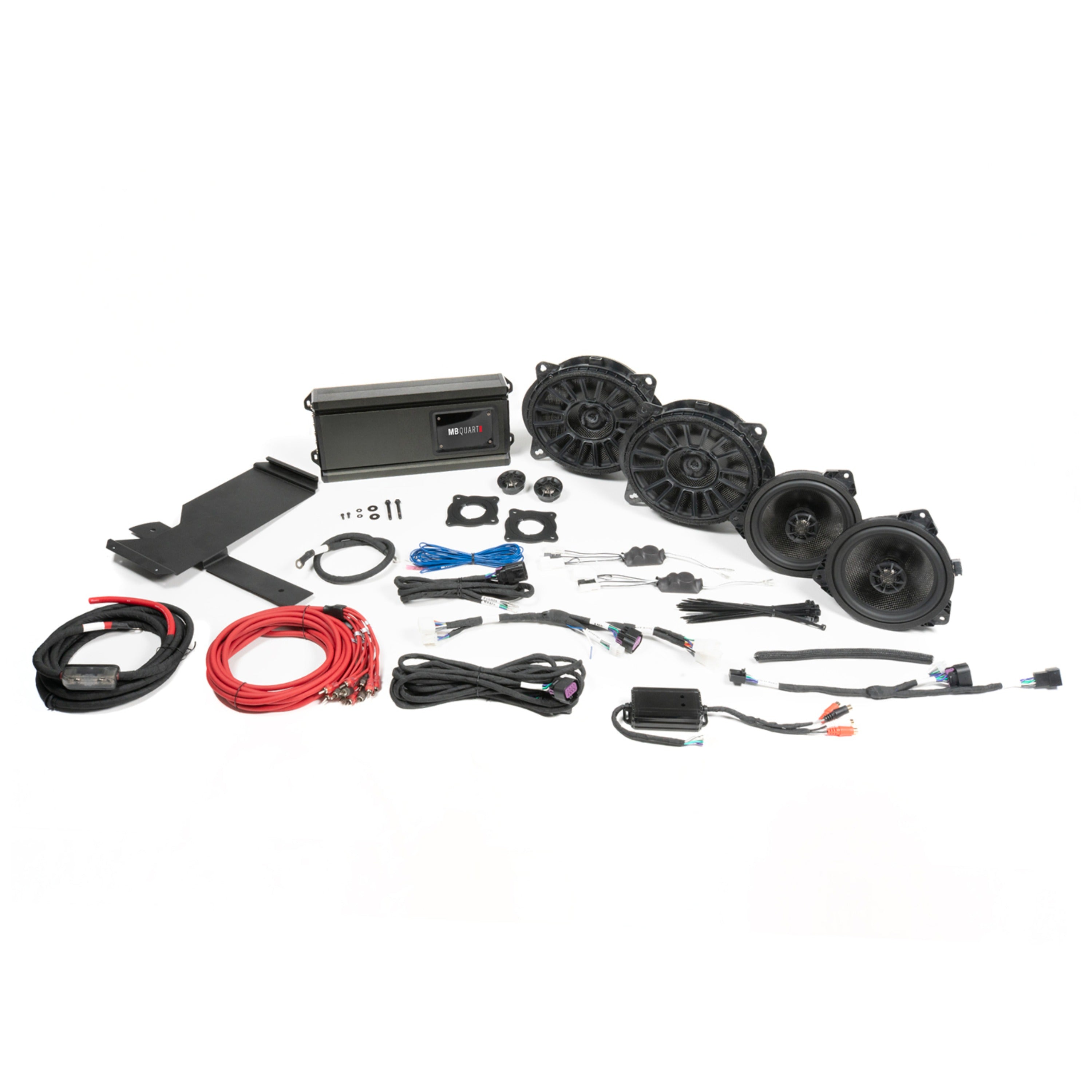 MB Quart MBTAC-STG6-OEM-1 Toyota Tacoma 2016-2023 Stage 6 System - Non-amplified BASE Trim OEM & Aftermarket Source Unit