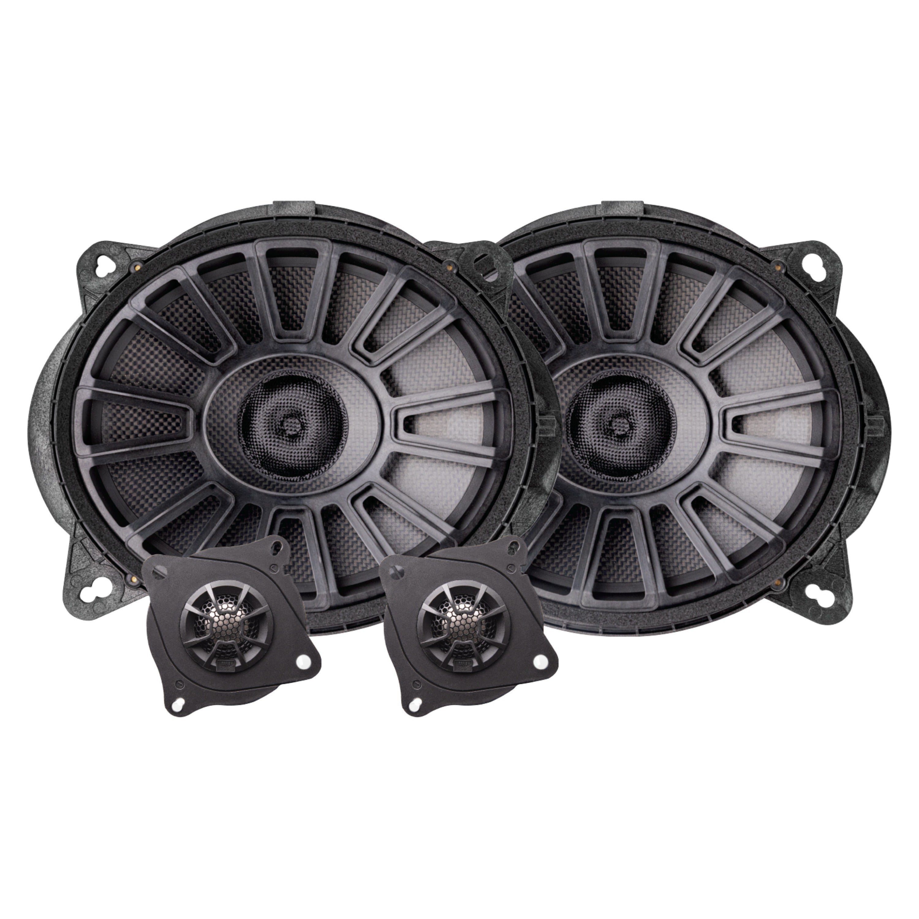 MB Quart MBTAC-STG6A-16-19 Toyota Tacoma 2016-2019 Stage 6 Audio System for OEM "JBL" Amplified OEM Source Unit