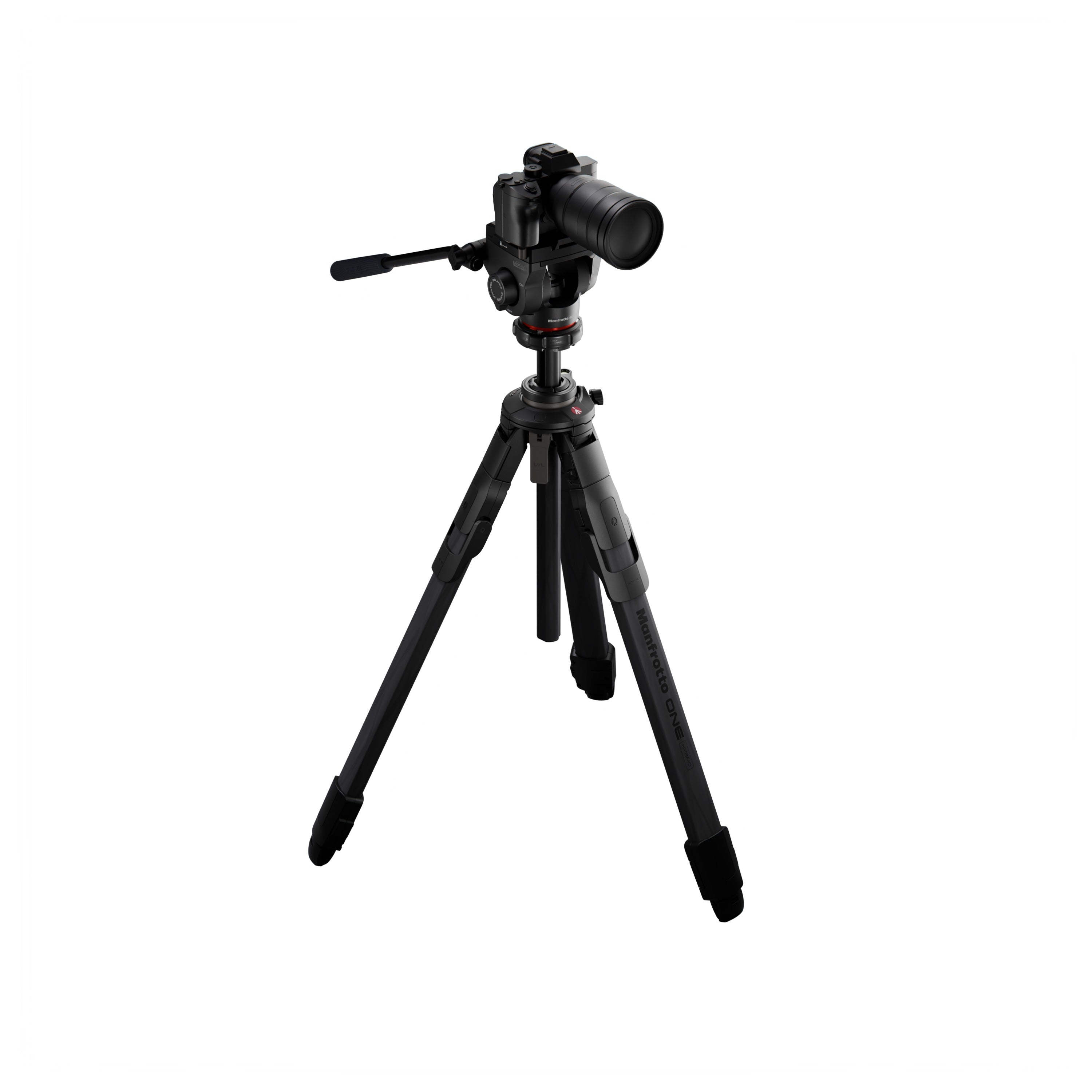 Trépied Manfrotto ONE Carbon avec tête fluide 500X