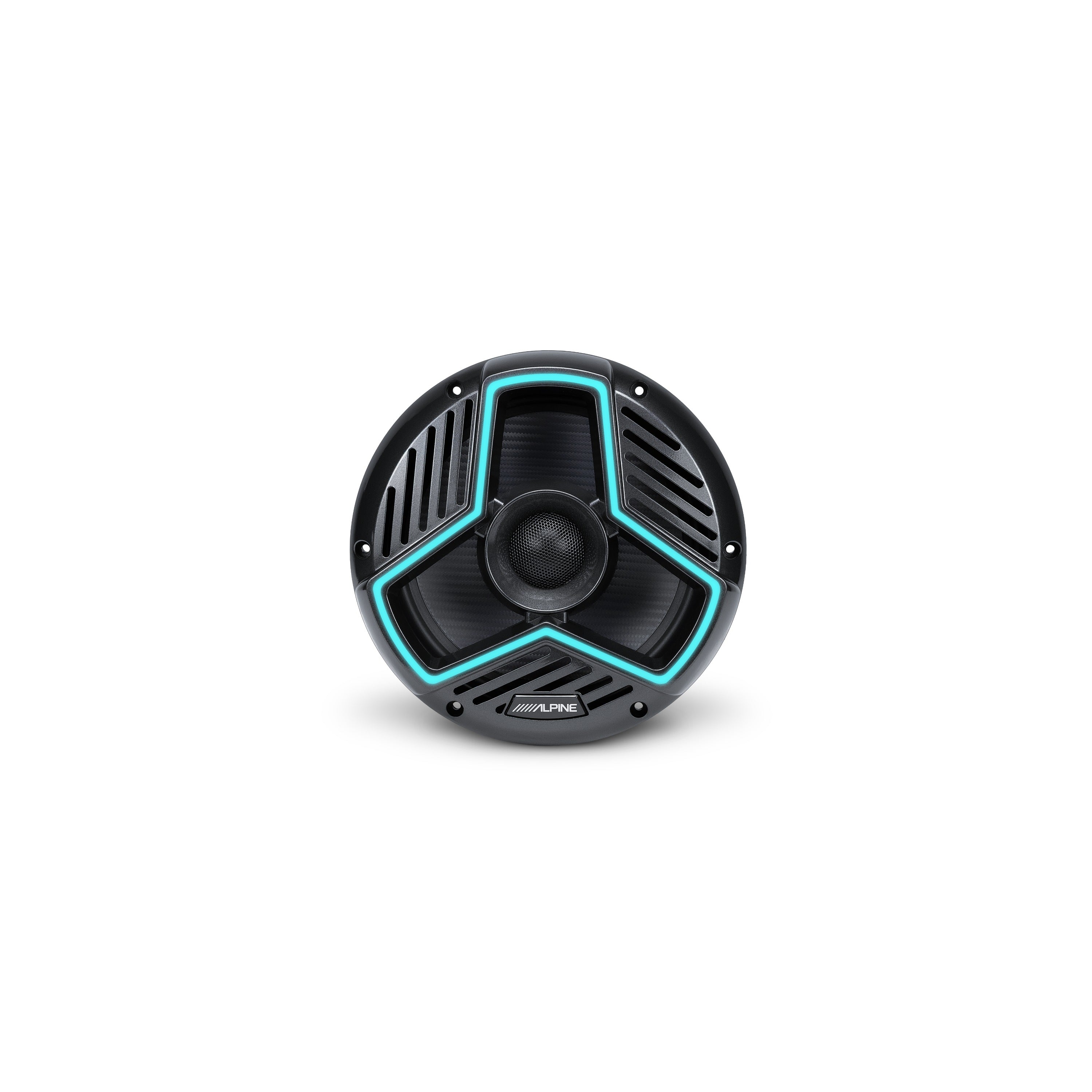 Alpine MRN-S88-L 8.8" Marine Coaxial Speakers with Integrated RGB Lighting and IP66 Waterproof Design