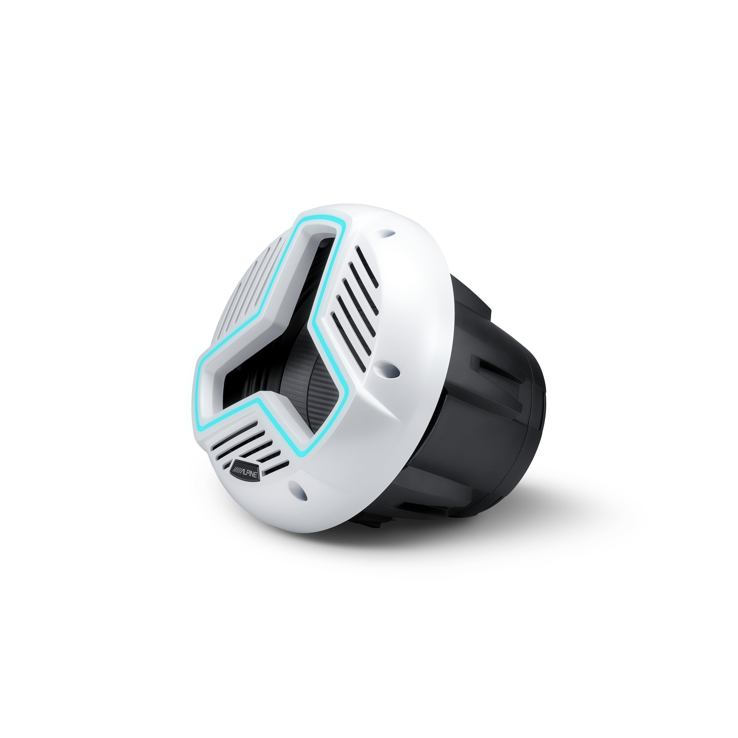 Alpine Marine 10" Marine Subwoofer with Integrated RGB Lighting and IP66 Waterproof Design