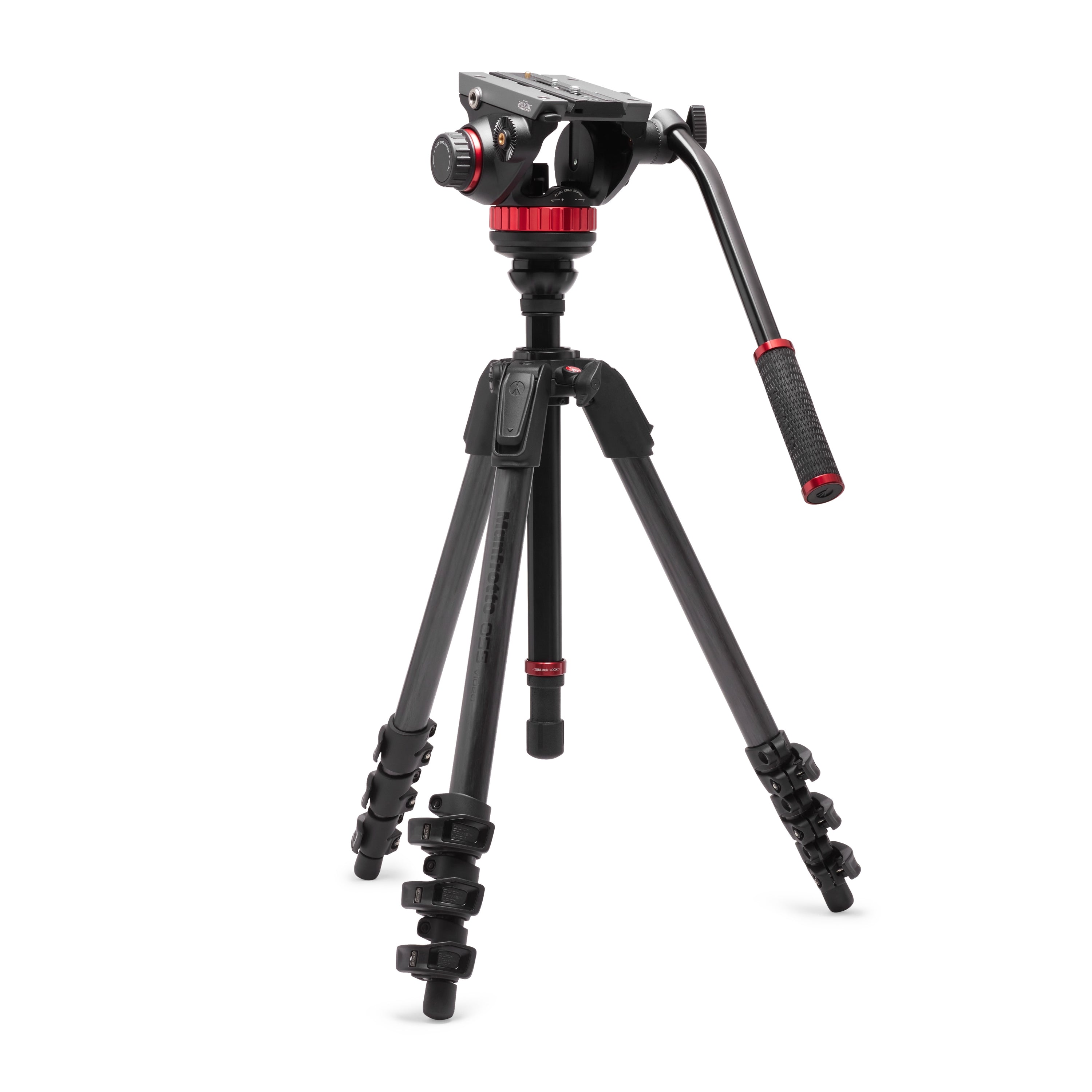 Manfrotto 055CX CF Tripod LC w/502AH Video Head