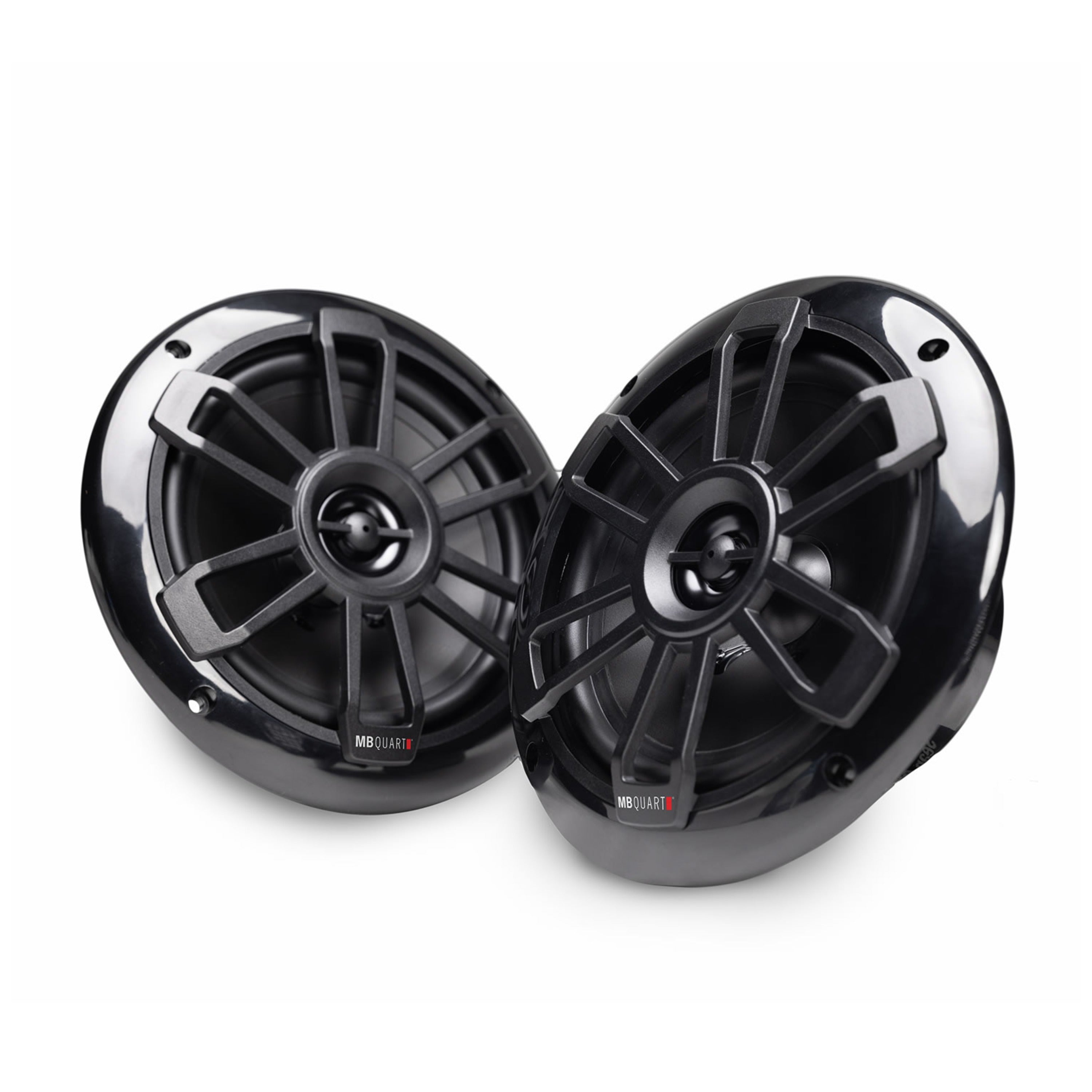 MB Quart NF1-116B Black 6.5" 2-Way Coaxial Nautic Formula Speaker System with Integrated Tweeter
