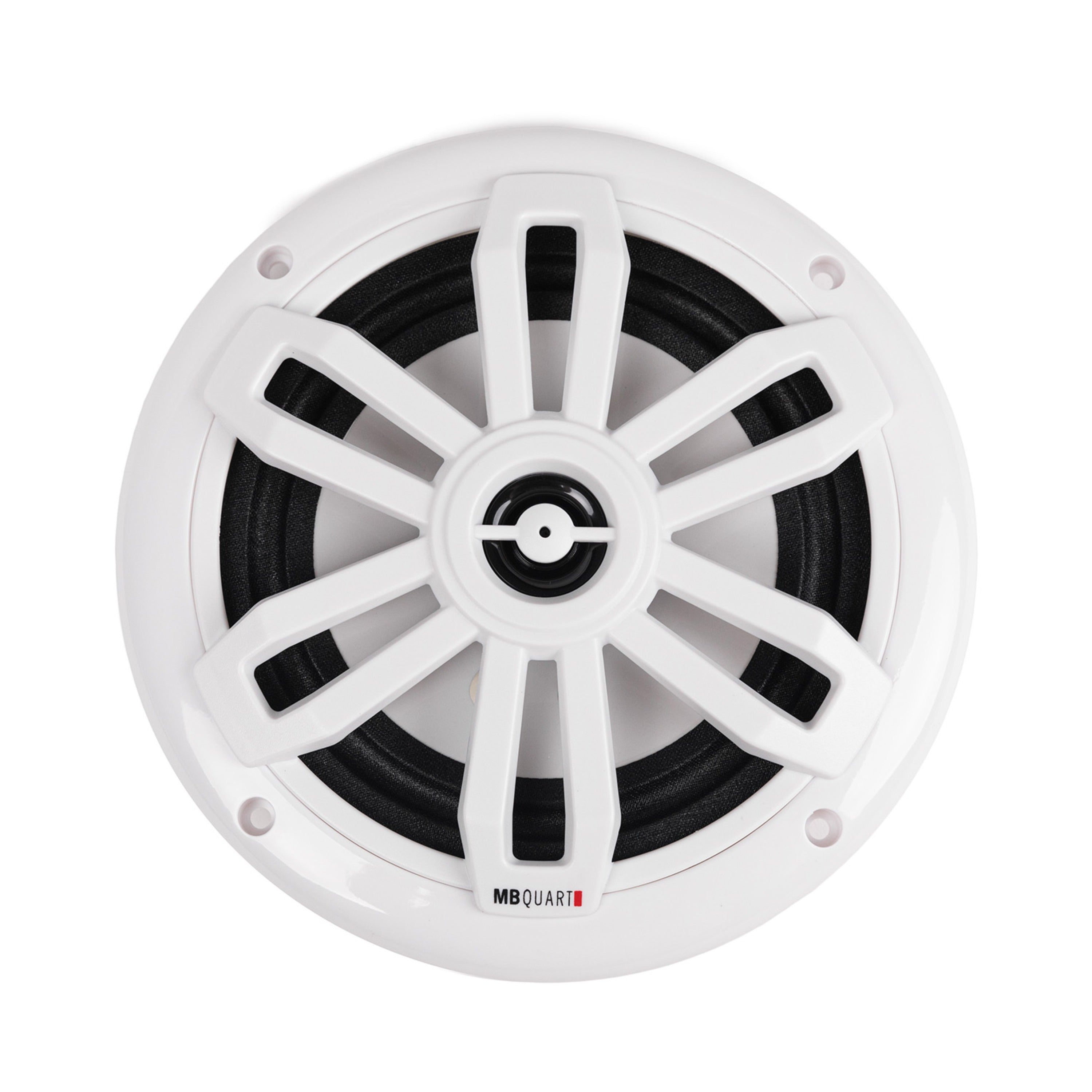 MB Quart NF1-116SW White 6.5" 2-Way Coaxial Nautic Formula Slim Fit Speaker System with Integrated Tweeter