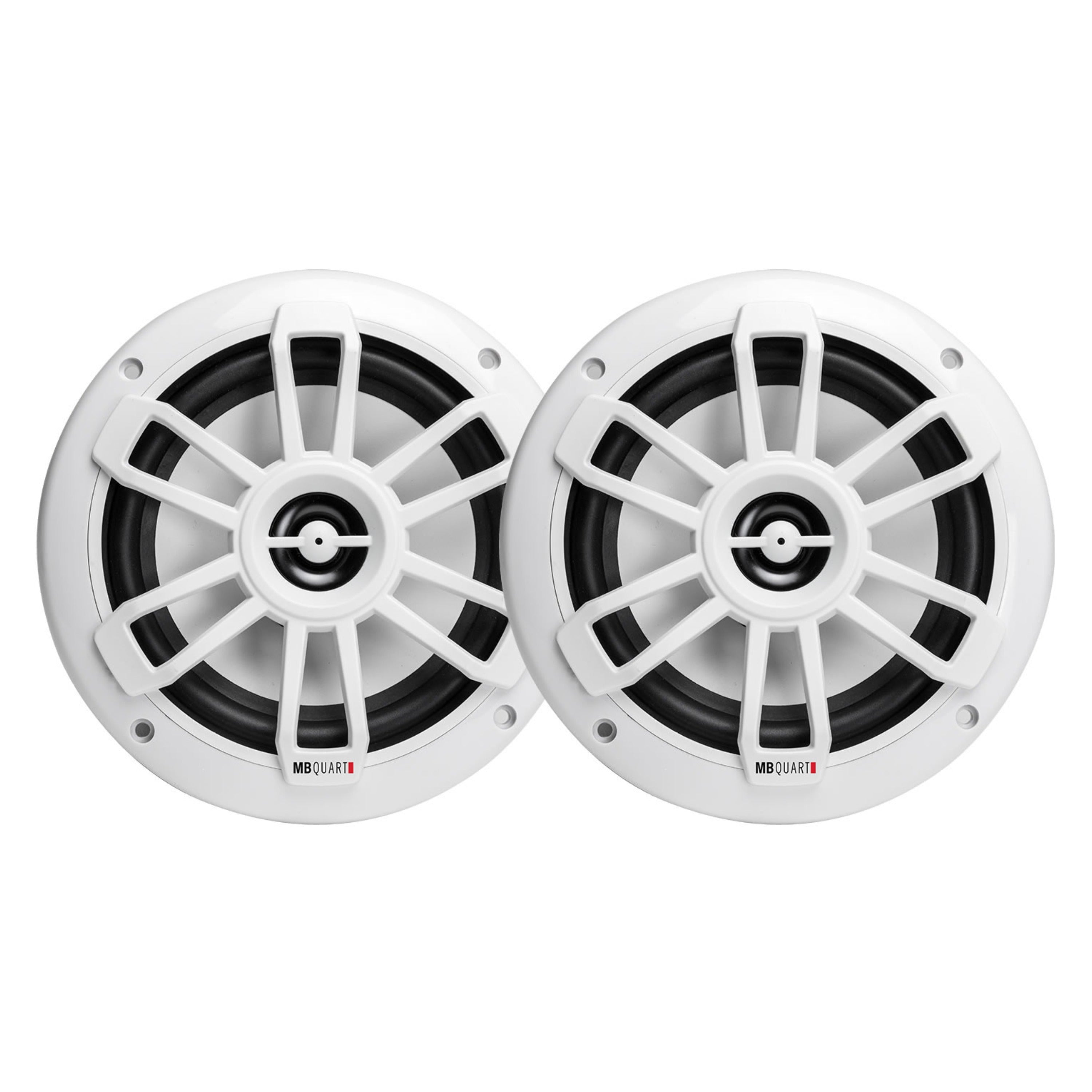 MB Quart NF1-116 White 6.5" 2-Way Coaxial Nautic Formula Speaker System with Integrated Tweeter