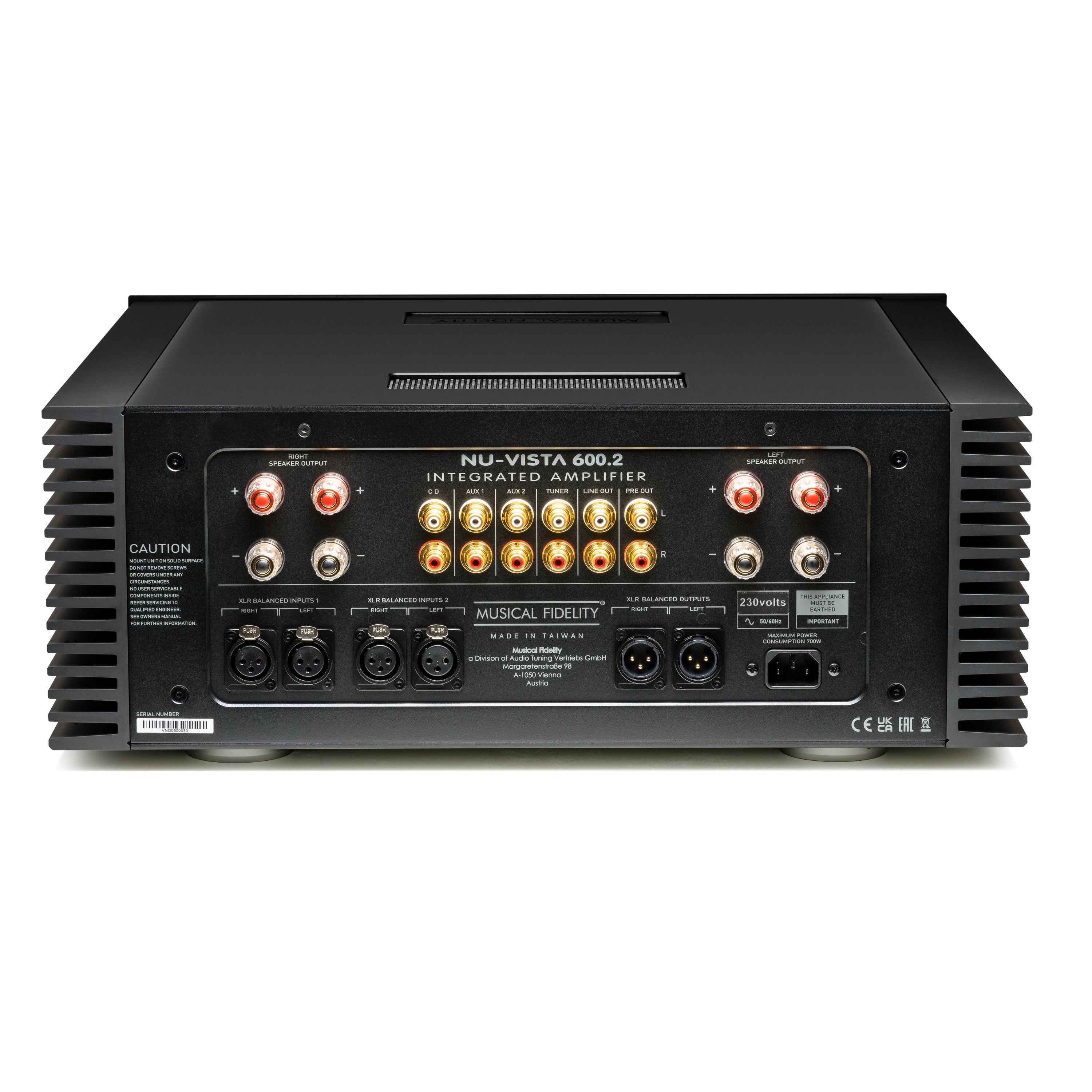 Musical Fidelity Nuvista 600.2 Intergrated Amplifier