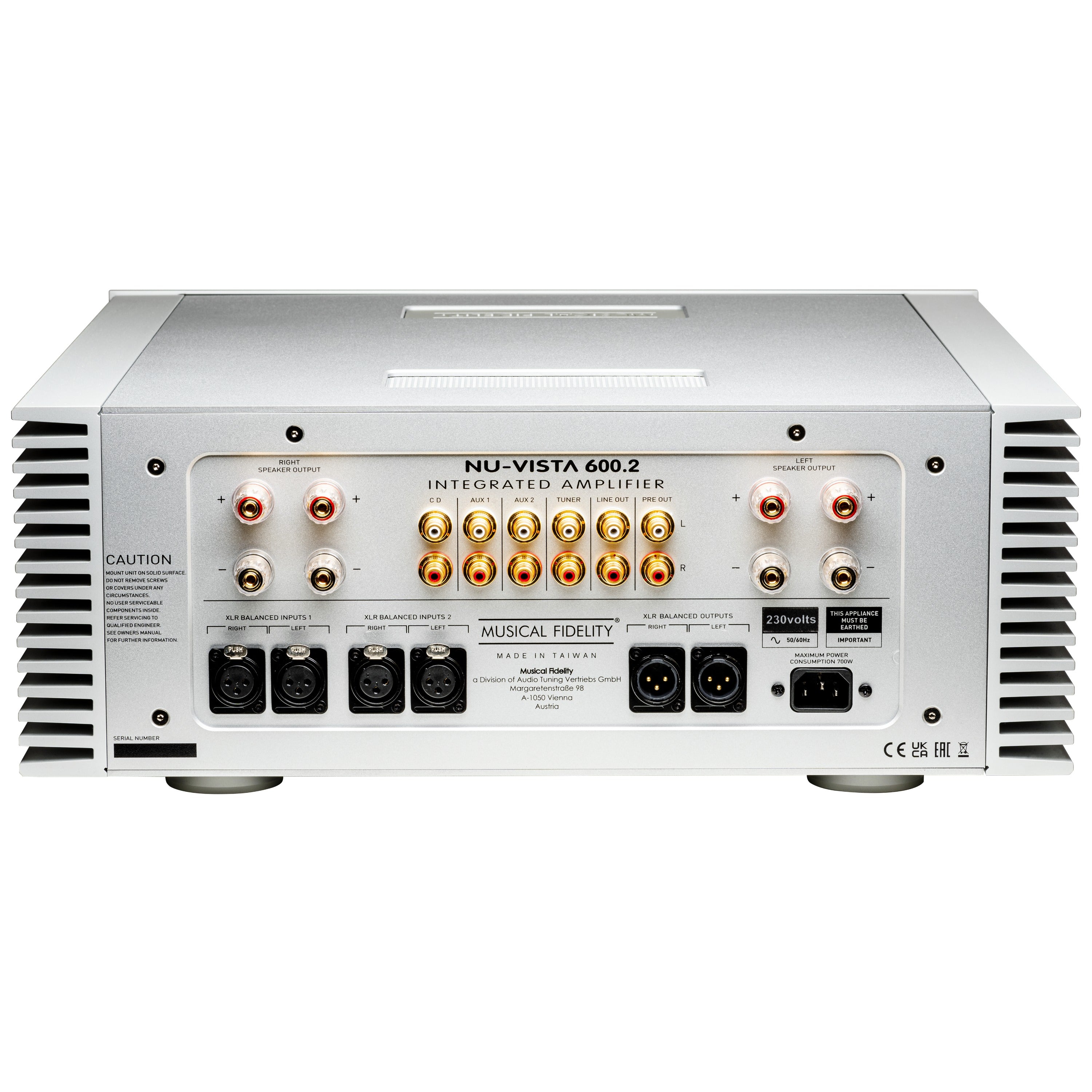 Musical Fidelity Nuvista 600.2 Intergrated Amplifier