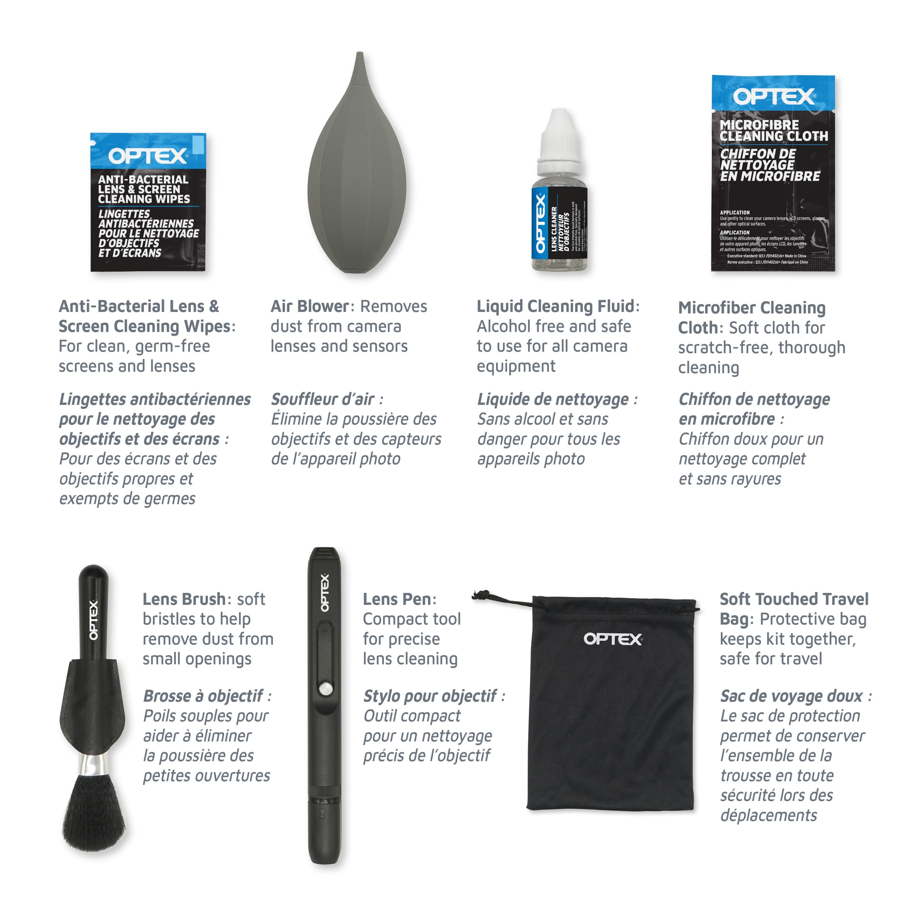 Optex 7-in-1 Camera Cleaning Kit