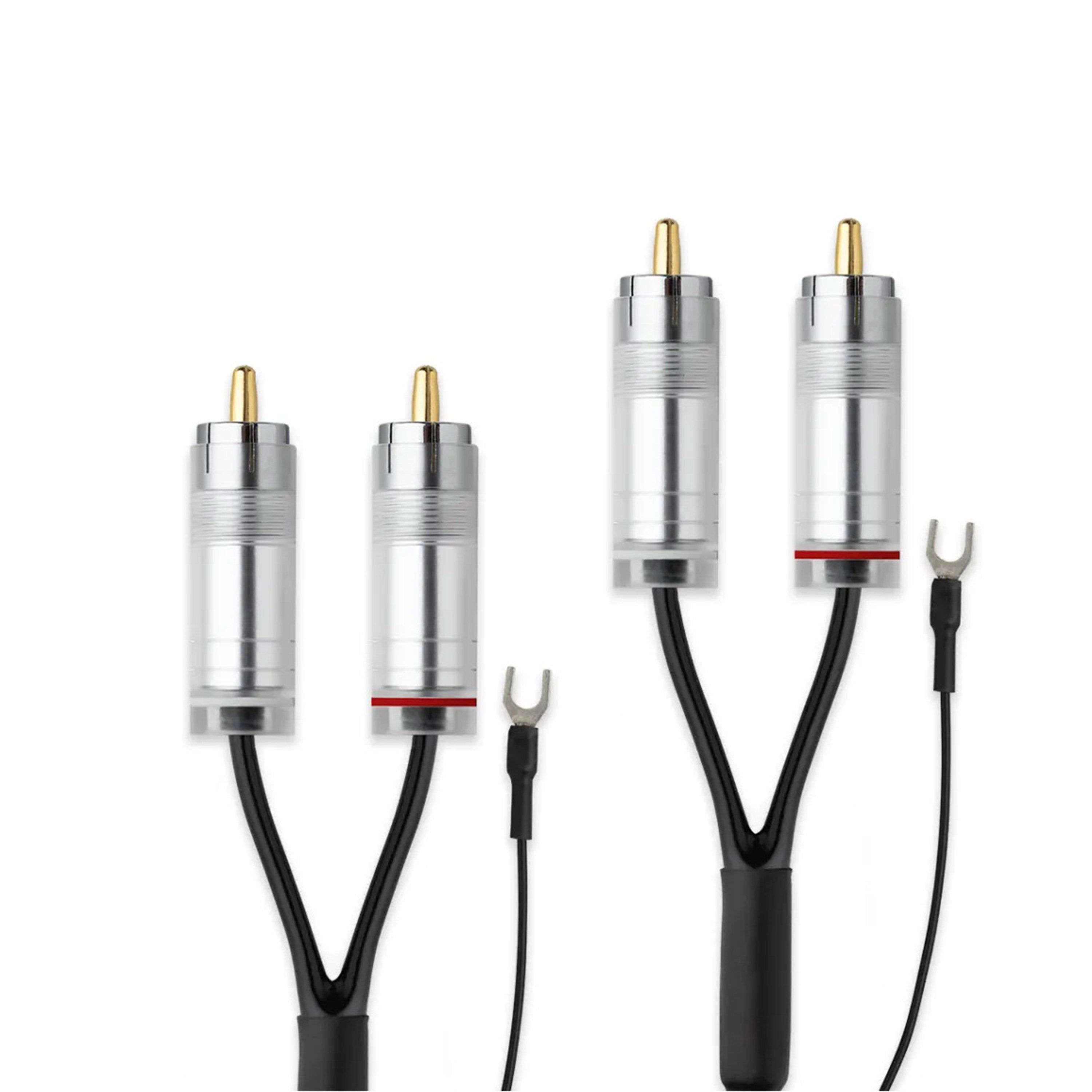 Câble Pro-Ject Connect It Phono S RCA / RCA (avec fil de terre) - 1,23 m/4 pi
