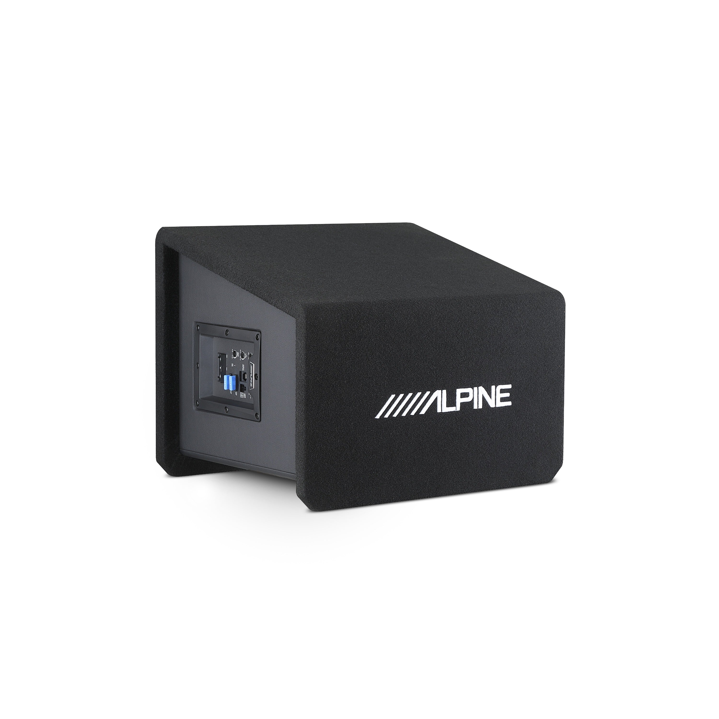 Alpine PWE-SB10 10" Powered Subwoofer Wedge Enclosure