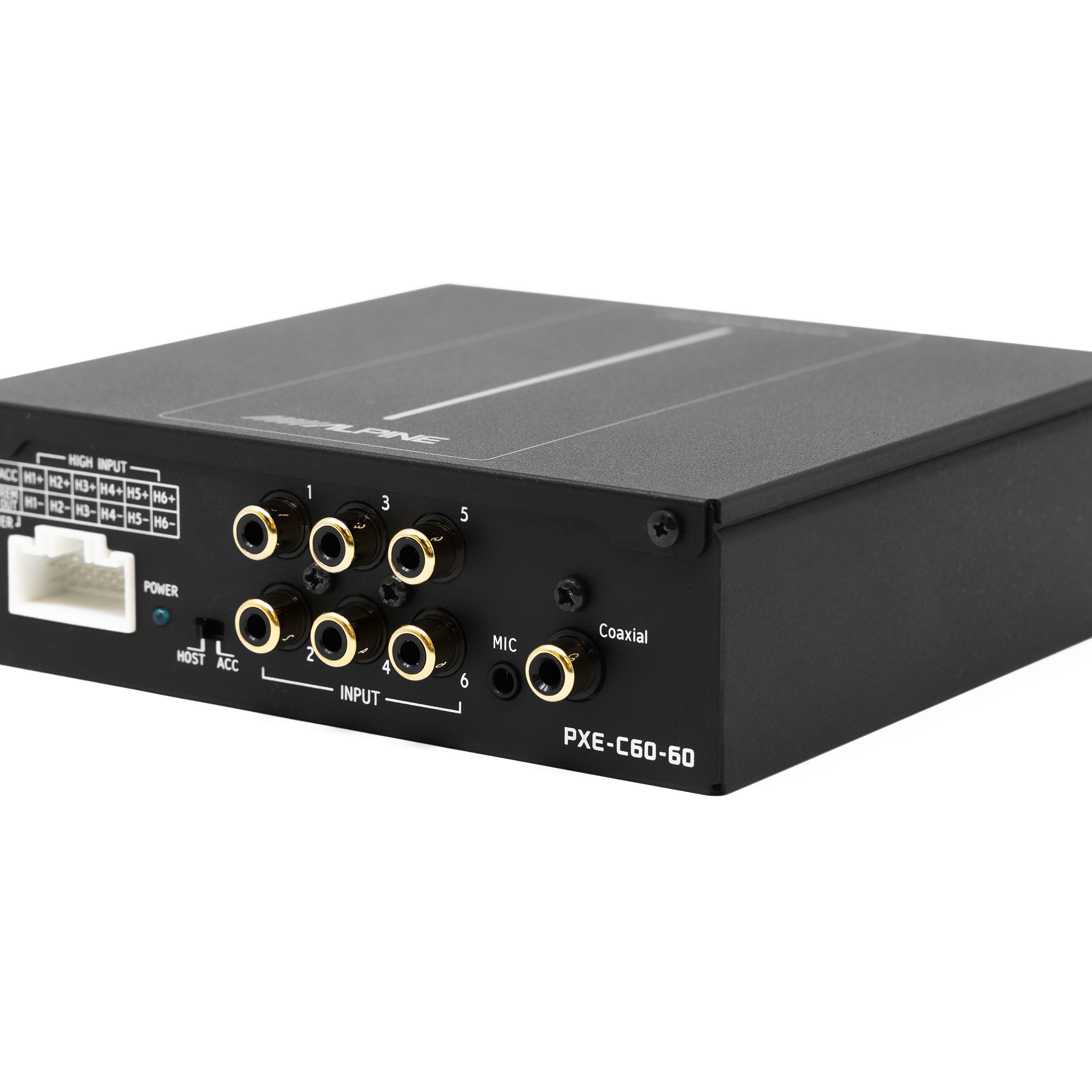 Processeur de son haute résolution 6 canaux Alpine PXE-C60-60 OPTIM6 avec réglage automatique du son