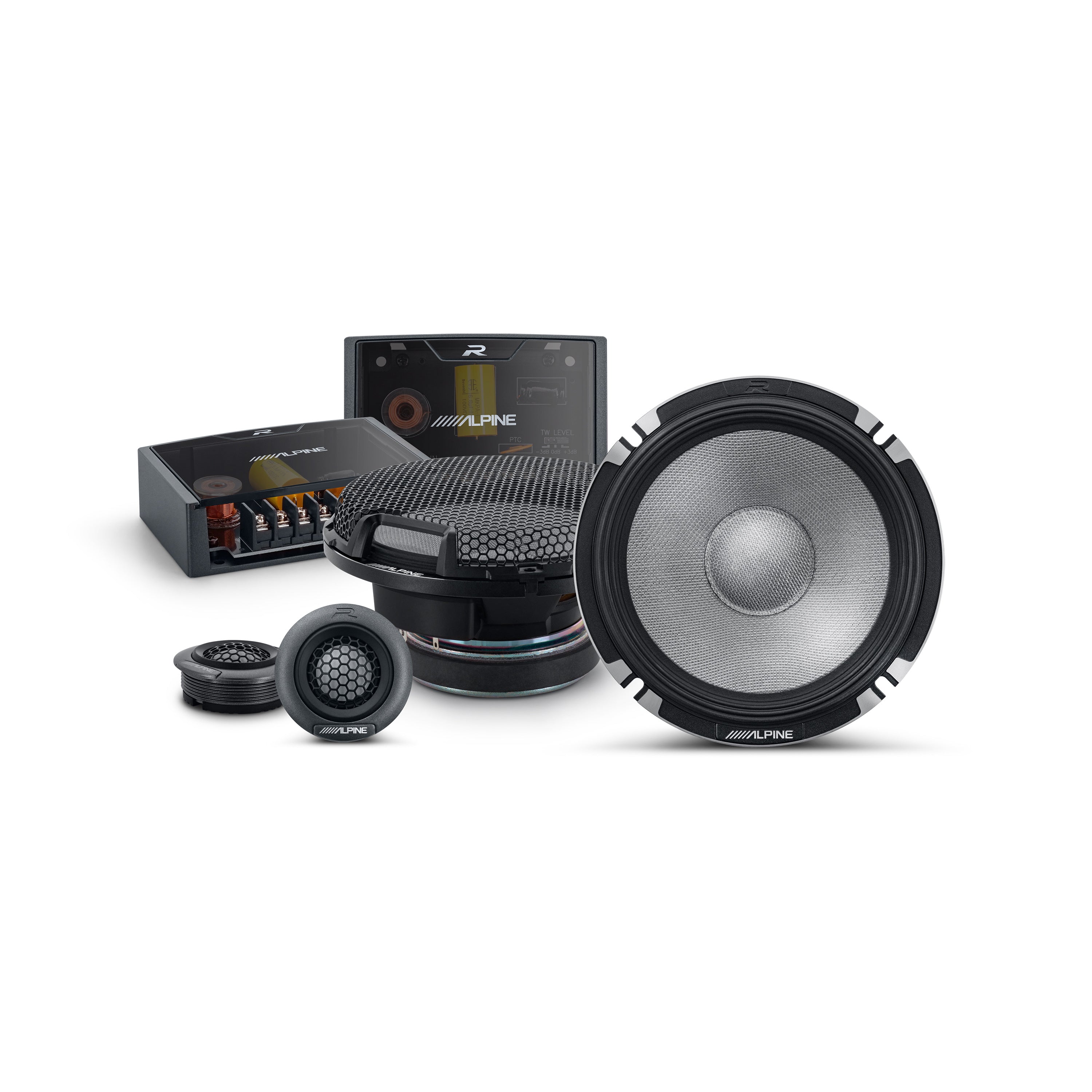 Alpine R2-S652 Next-Generation R-Series Pro 2-Way Component Speaker Se