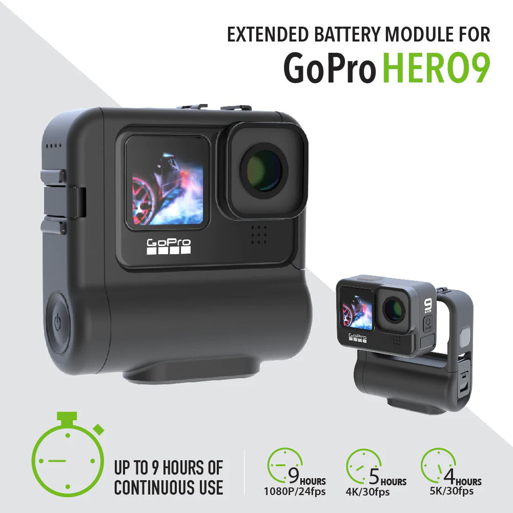 Batterie longue durée Re-Fuel 9Hr ActionPack pour GoPro 9 et 10