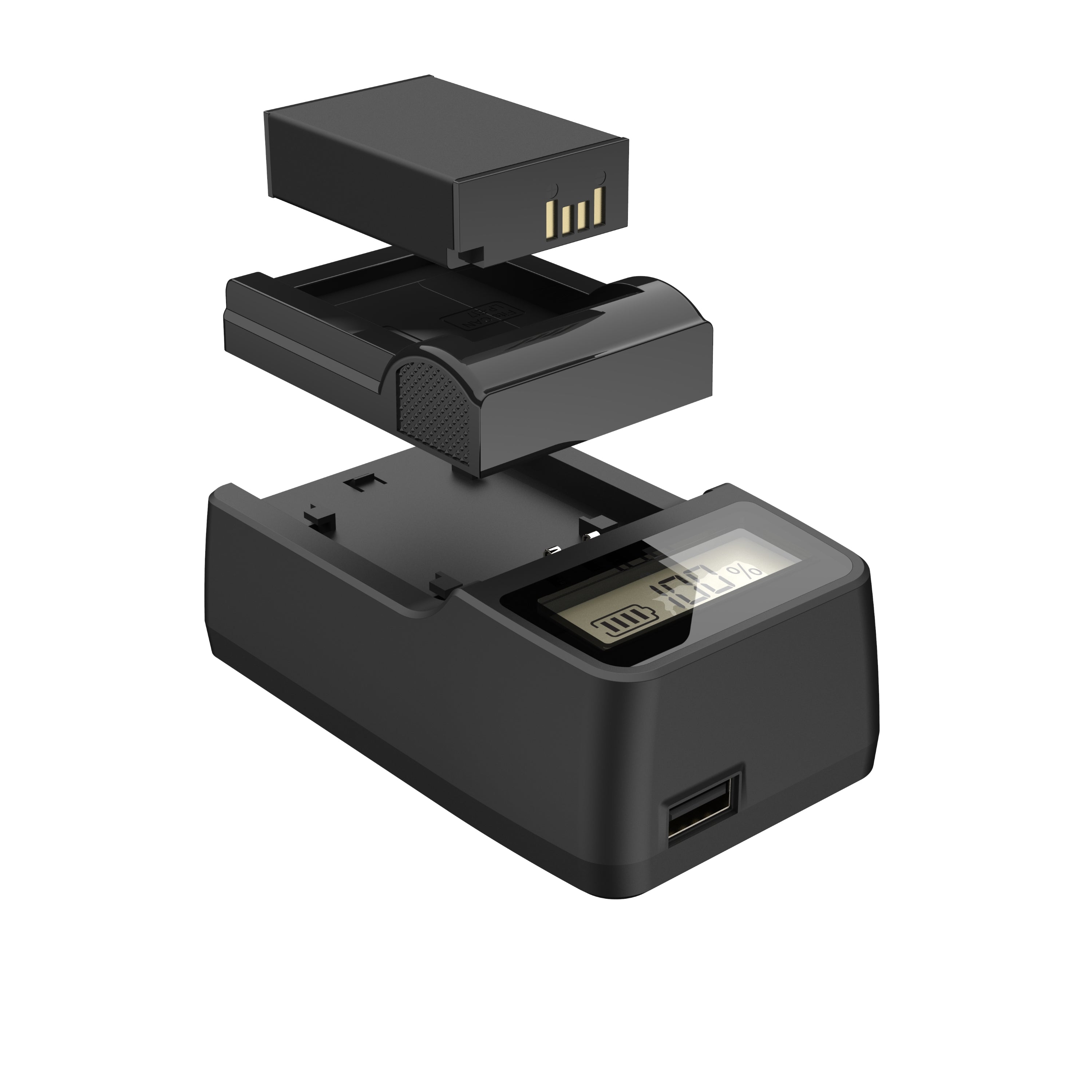 Chargeur de batterie pour appareil photo de voyage Digipower Re-Fuel RFDSLR700C