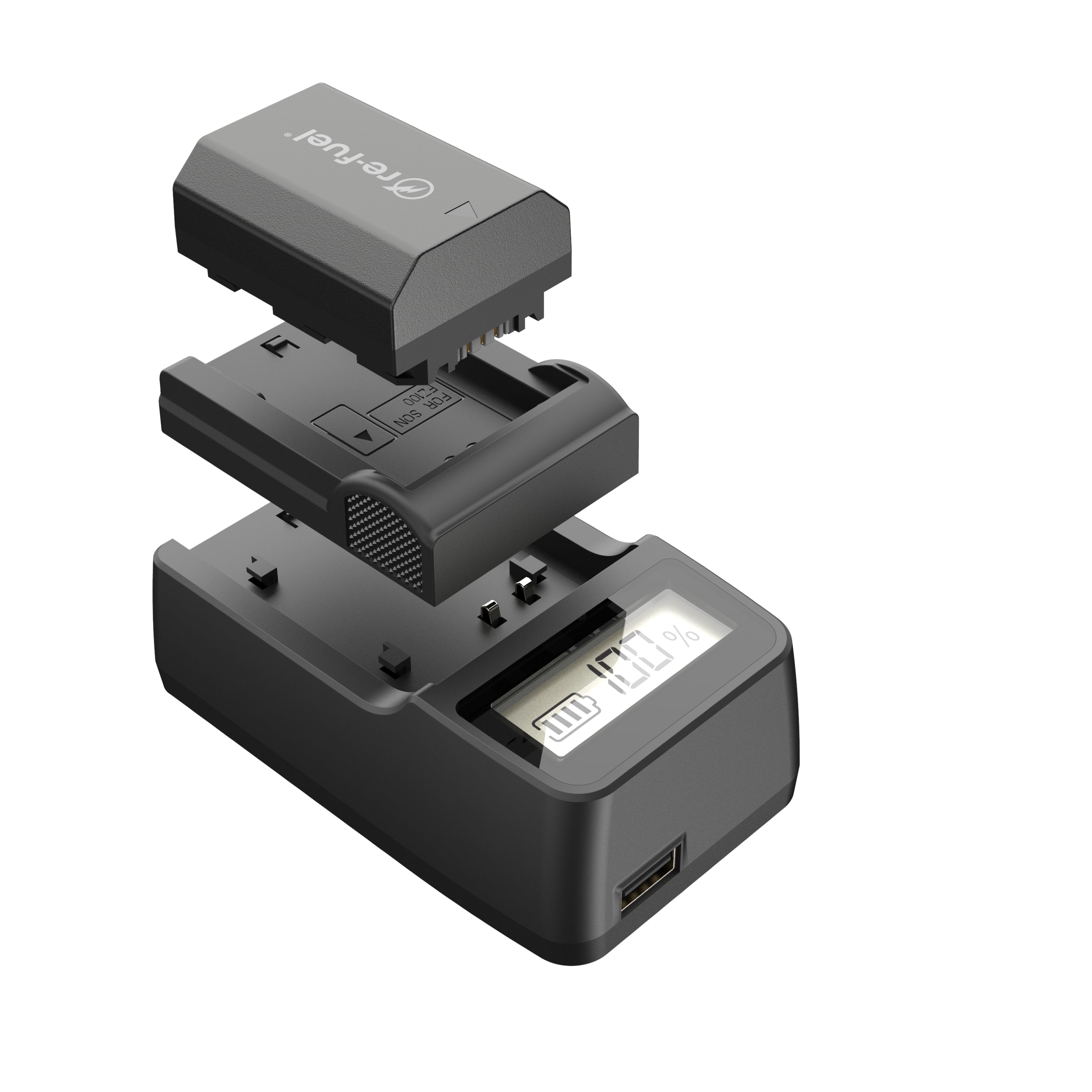 Chargeur de batterie pour appareil photo de voyage Digipower Re-Fuel RFDSLR700S