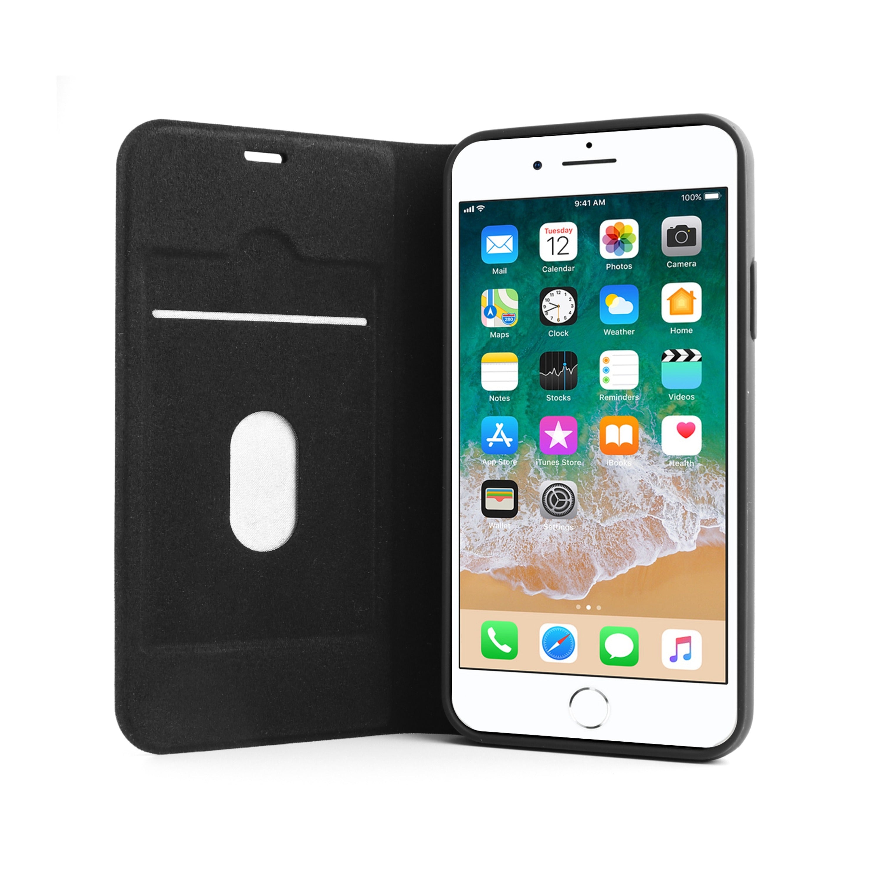 Étui Folio Slim Roots pour iPhone avec protection RFID