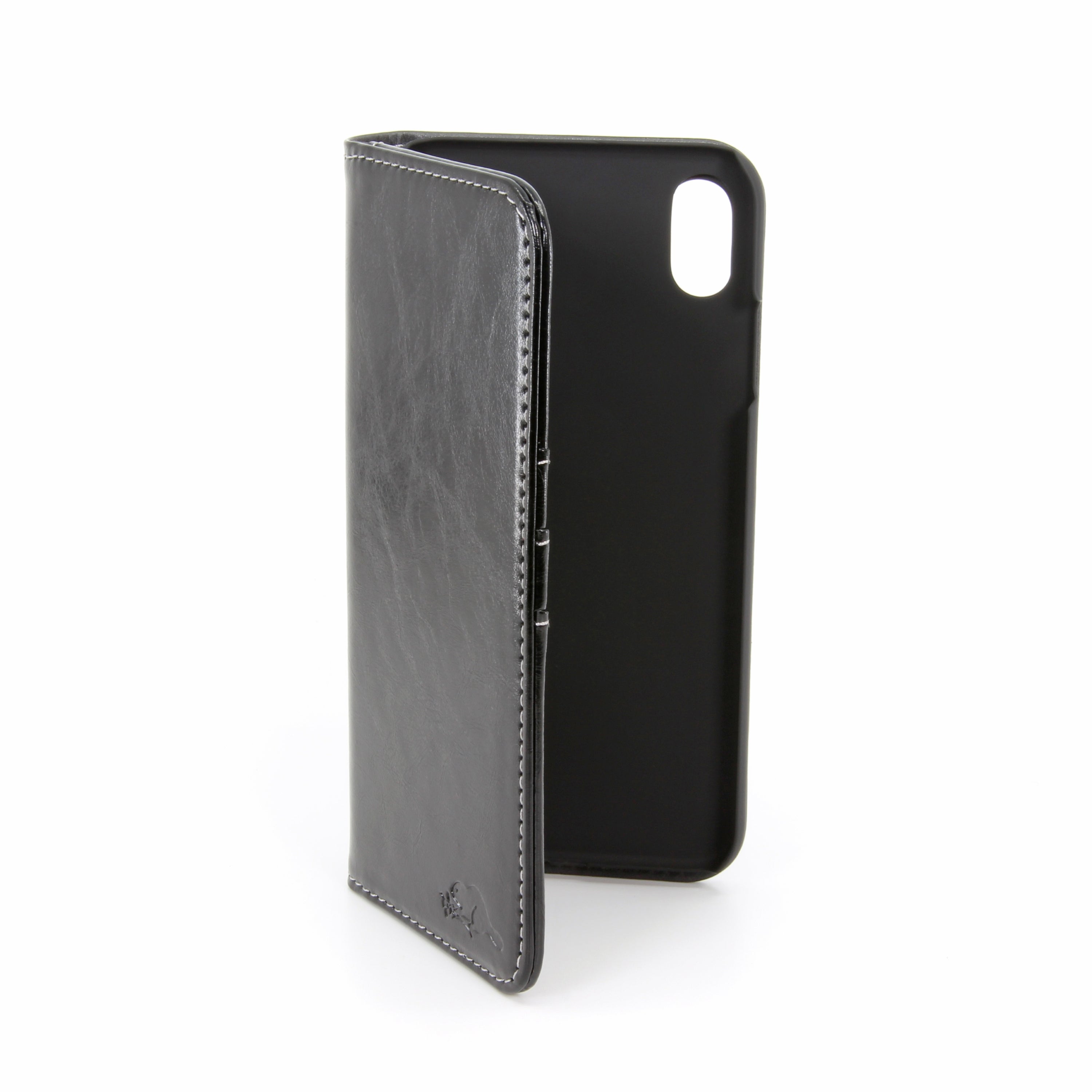 Étui Folio 2 en 1 en cuir de qualité supérieure Roots pour iPhone