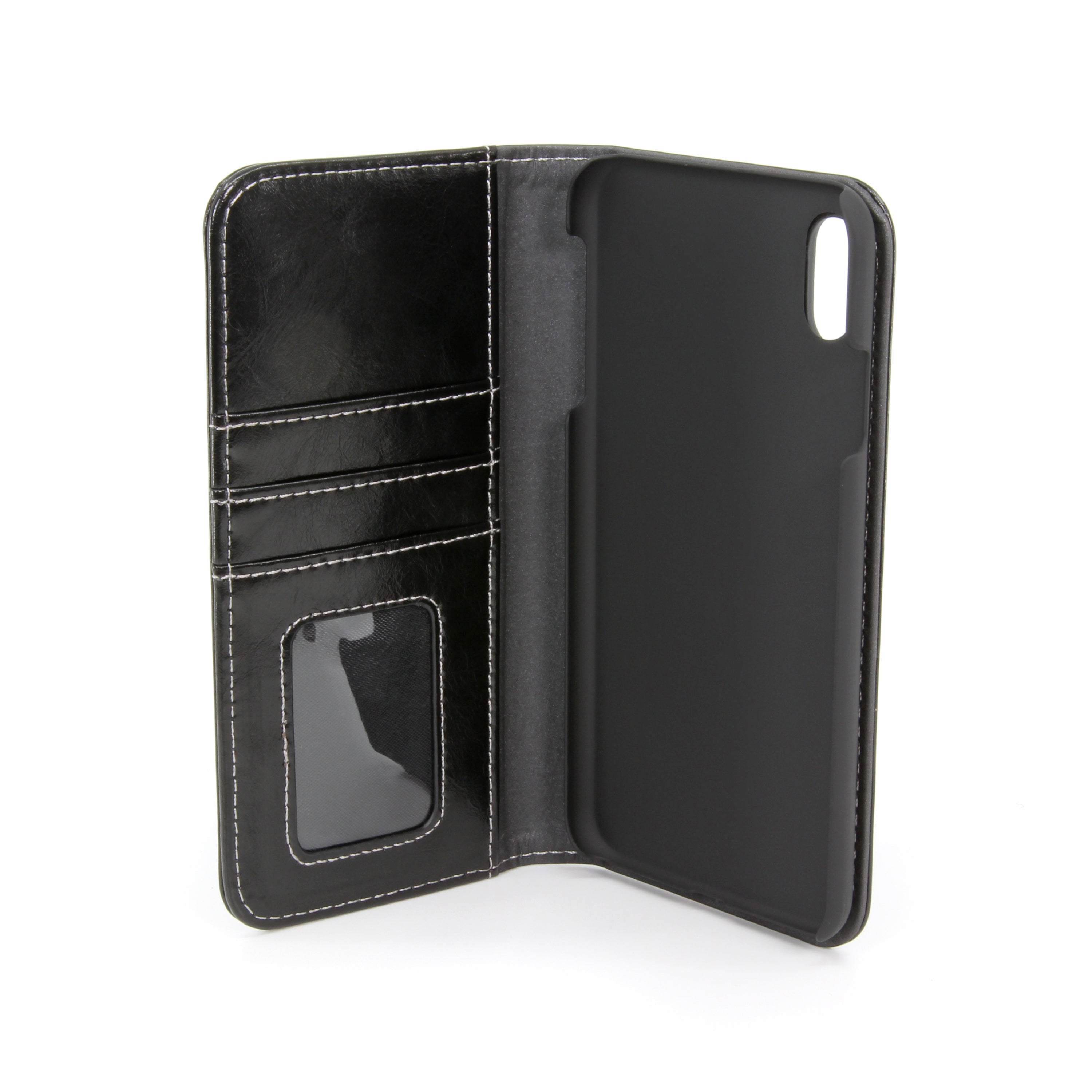 Étui Folio 2 en 1 en cuir de qualité supérieure Roots pour iPhone