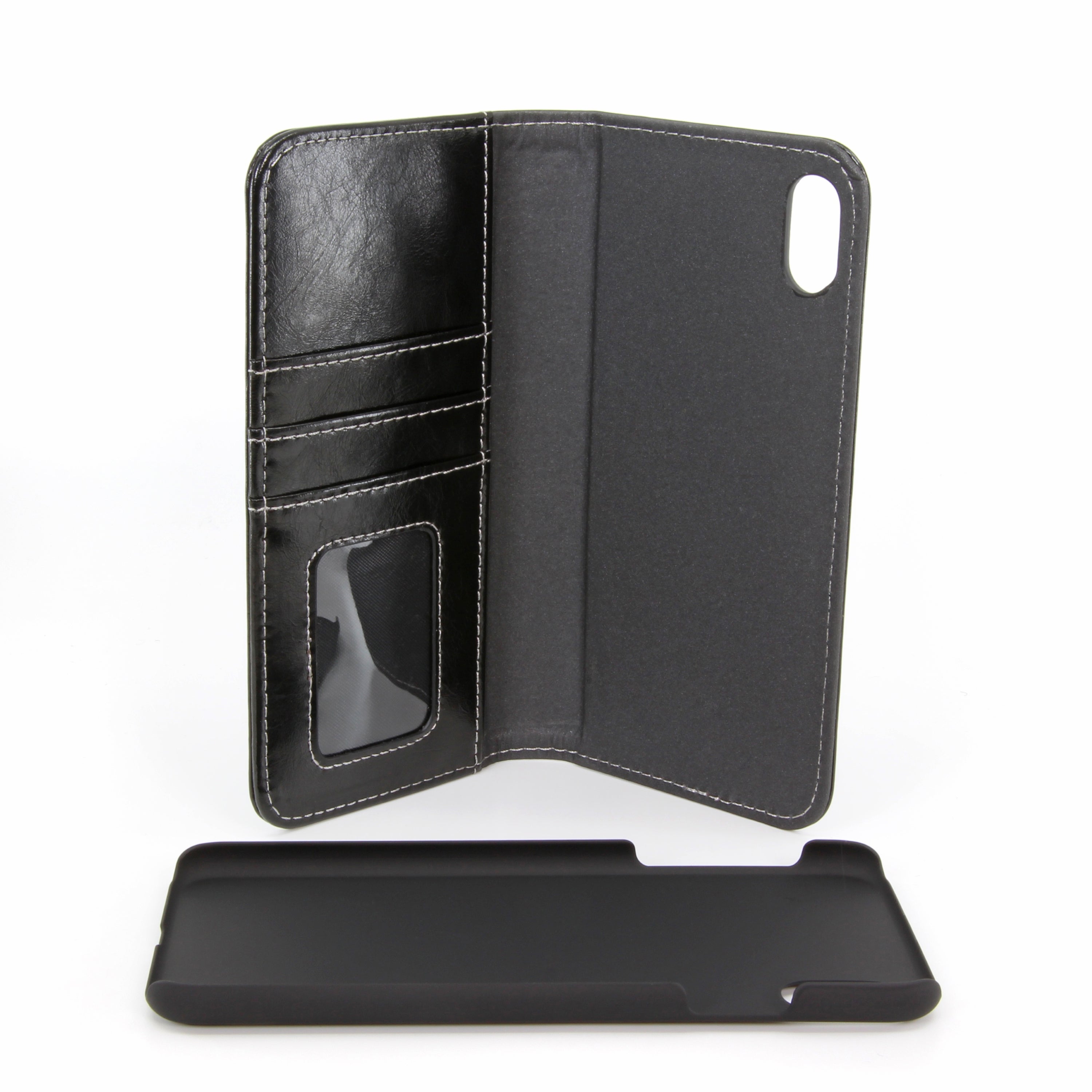 Étui Folio 2 en 1 en cuir de qualité supérieure Roots pour iPhone