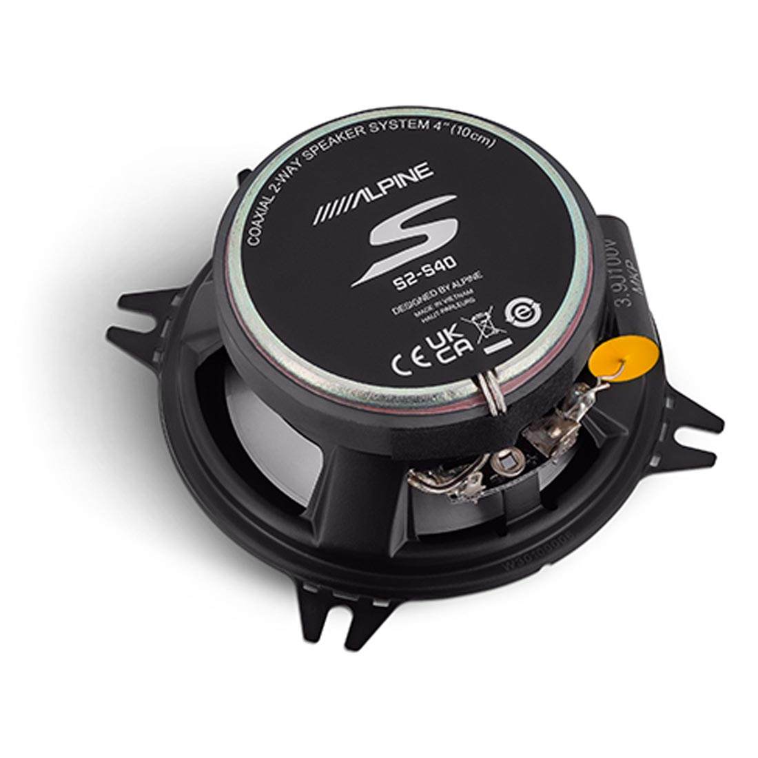 Ensemble d'enceintes coaxiales 2 voies Alpine S2-S40 nouvelle génération série S 4 pouces