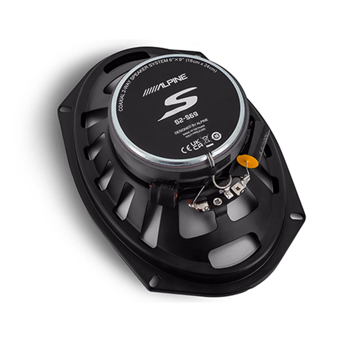 Ensemble d'enceintes coaxiales 2 voies Alpine S2-S69 nouvelle génération série S 6x9"