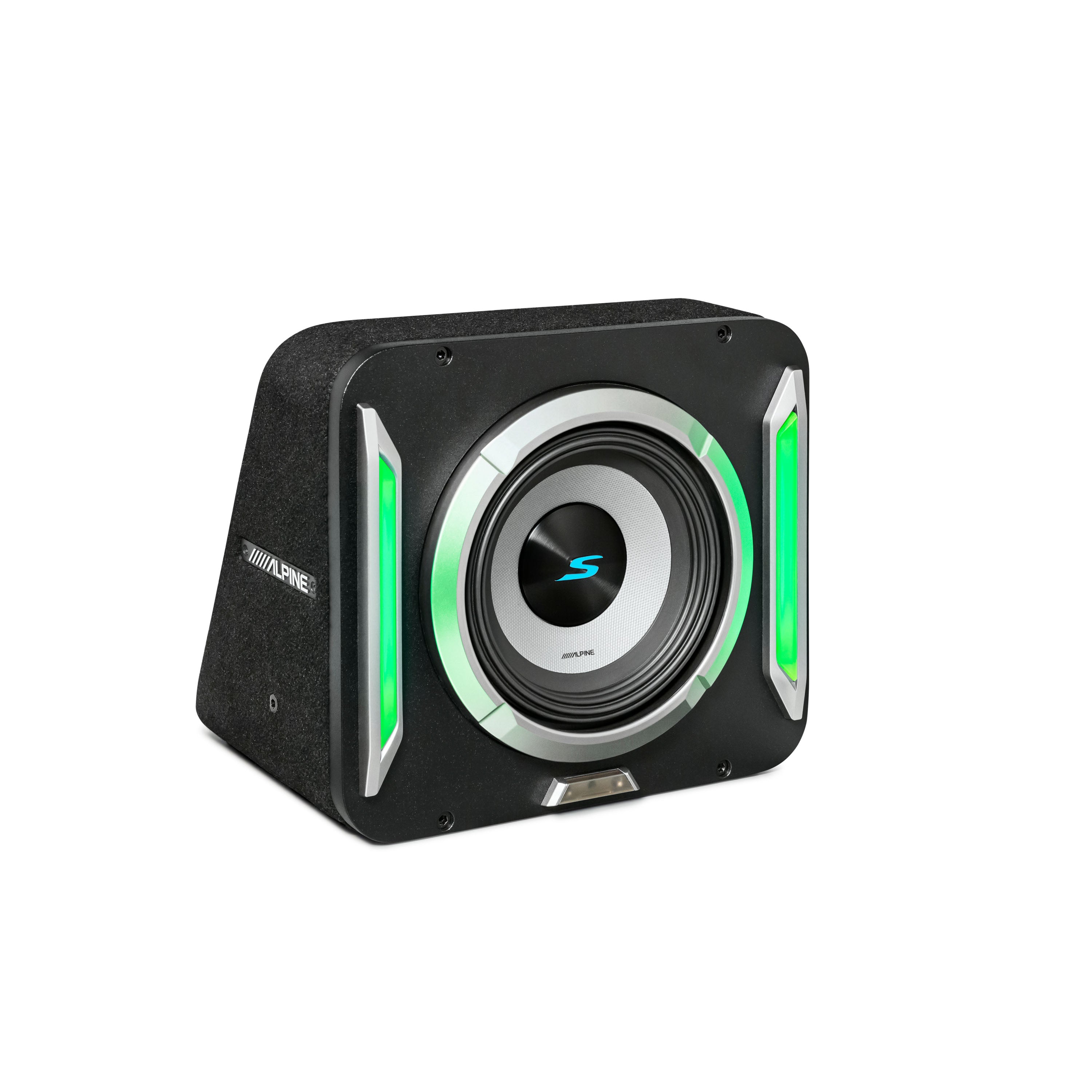 Alpine S2-SB8 8" PrismaLink S-Series Preloaded Subwoofer Wedge Enclosure