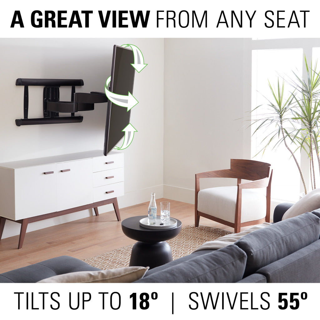 Support mural orientable Sanus Premium pour téléviseurs de 46 à 95 pouces