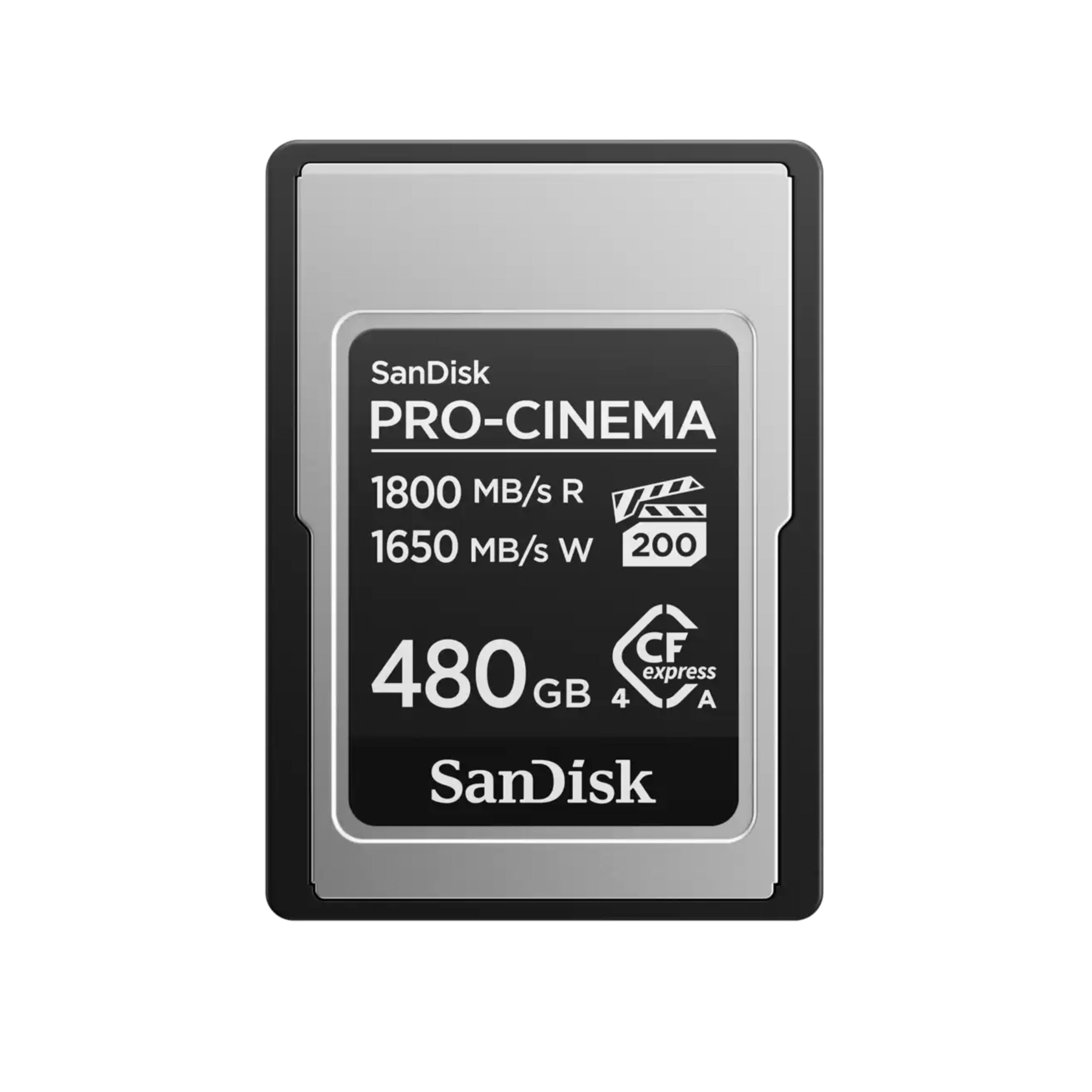 Carte SanDisk PRO-CINEMA CFexpress Type A