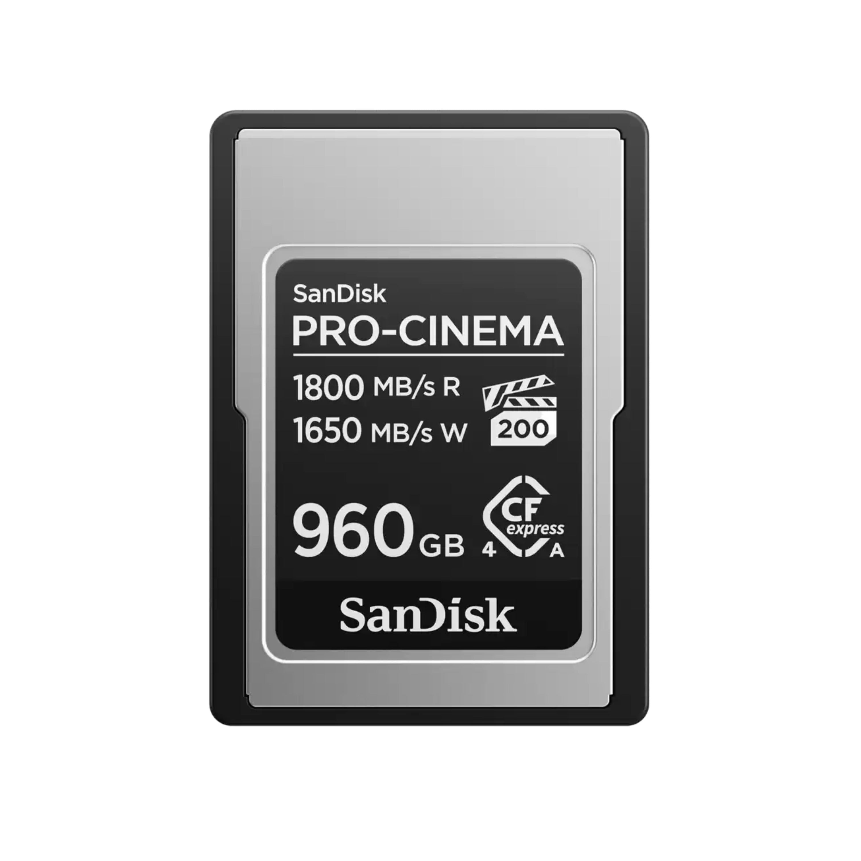 Carte SanDisk PRO-CINEMA CFexpress Type A
