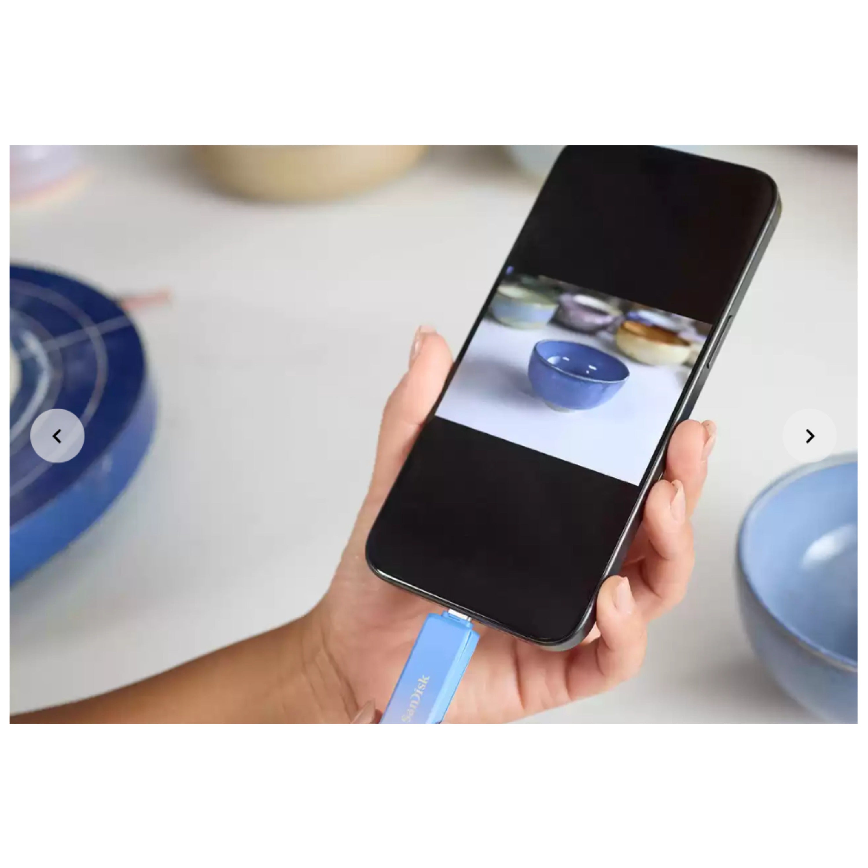 Clé USB SanDisk Creator pour téléphone USB-C/Lightning