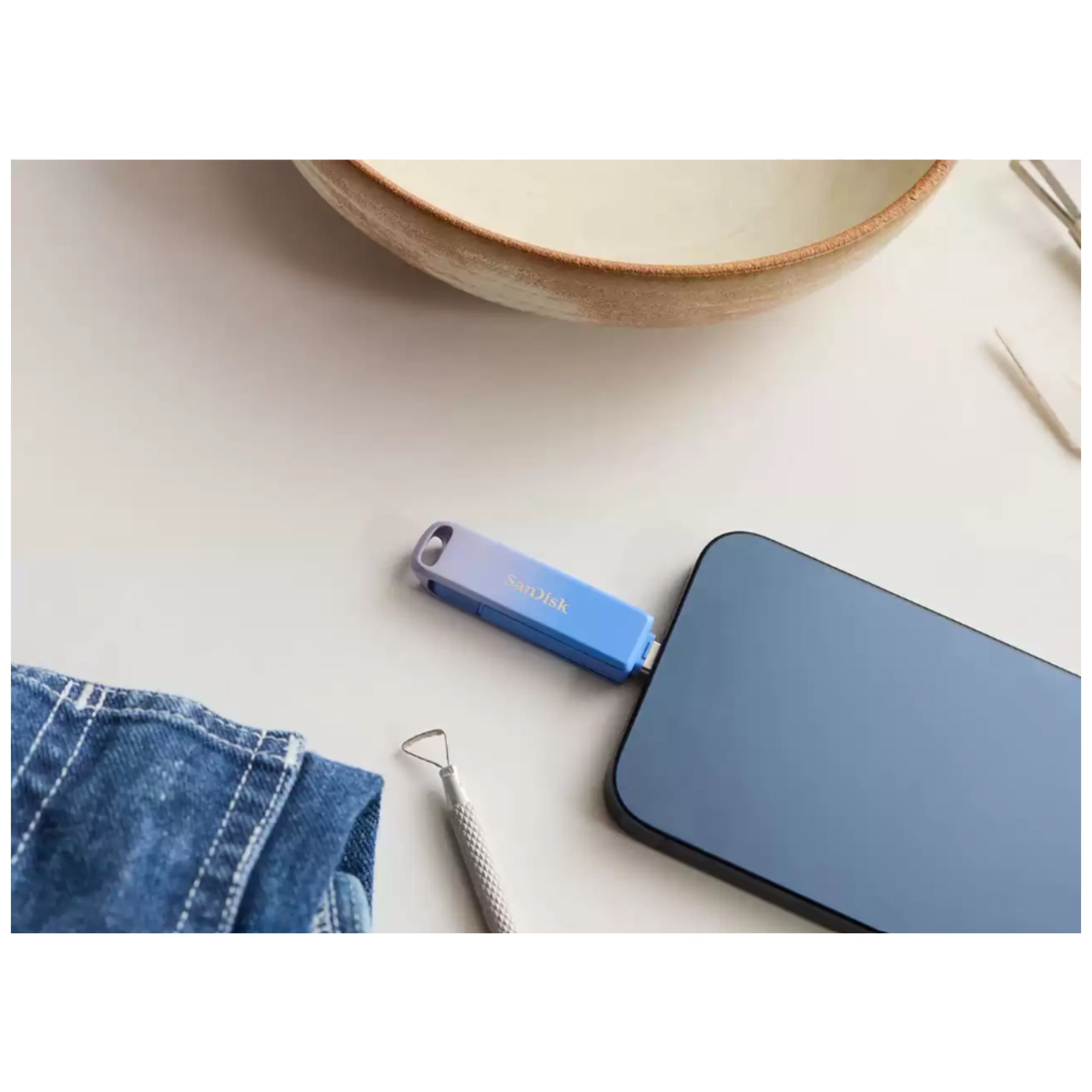 Clé USB SanDisk Creator pour téléphone USB-C/Lightning