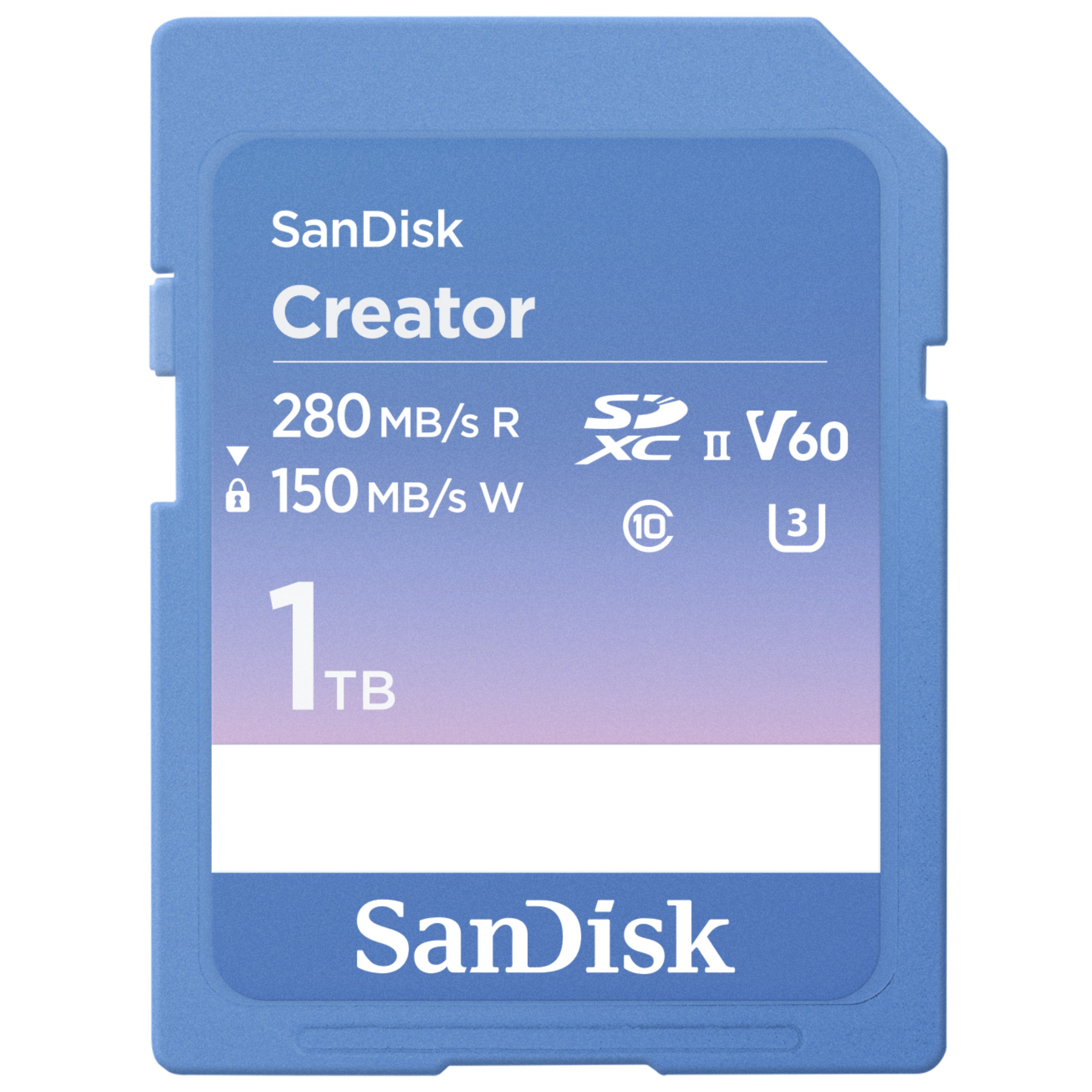 Carte SD SanDisk Creator UHS-II V60