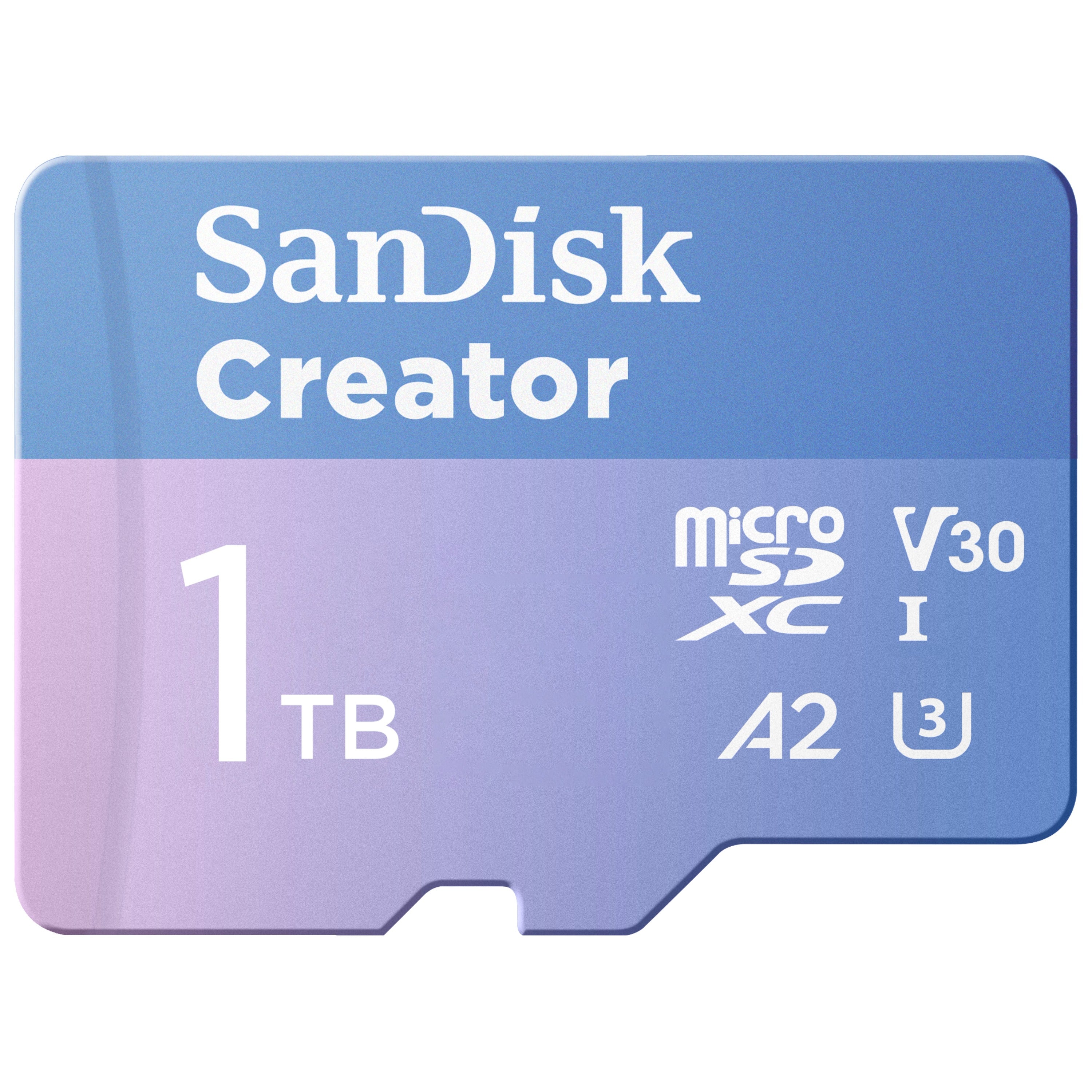SanDisk Creator UHS-I V30 A2 microSD Card