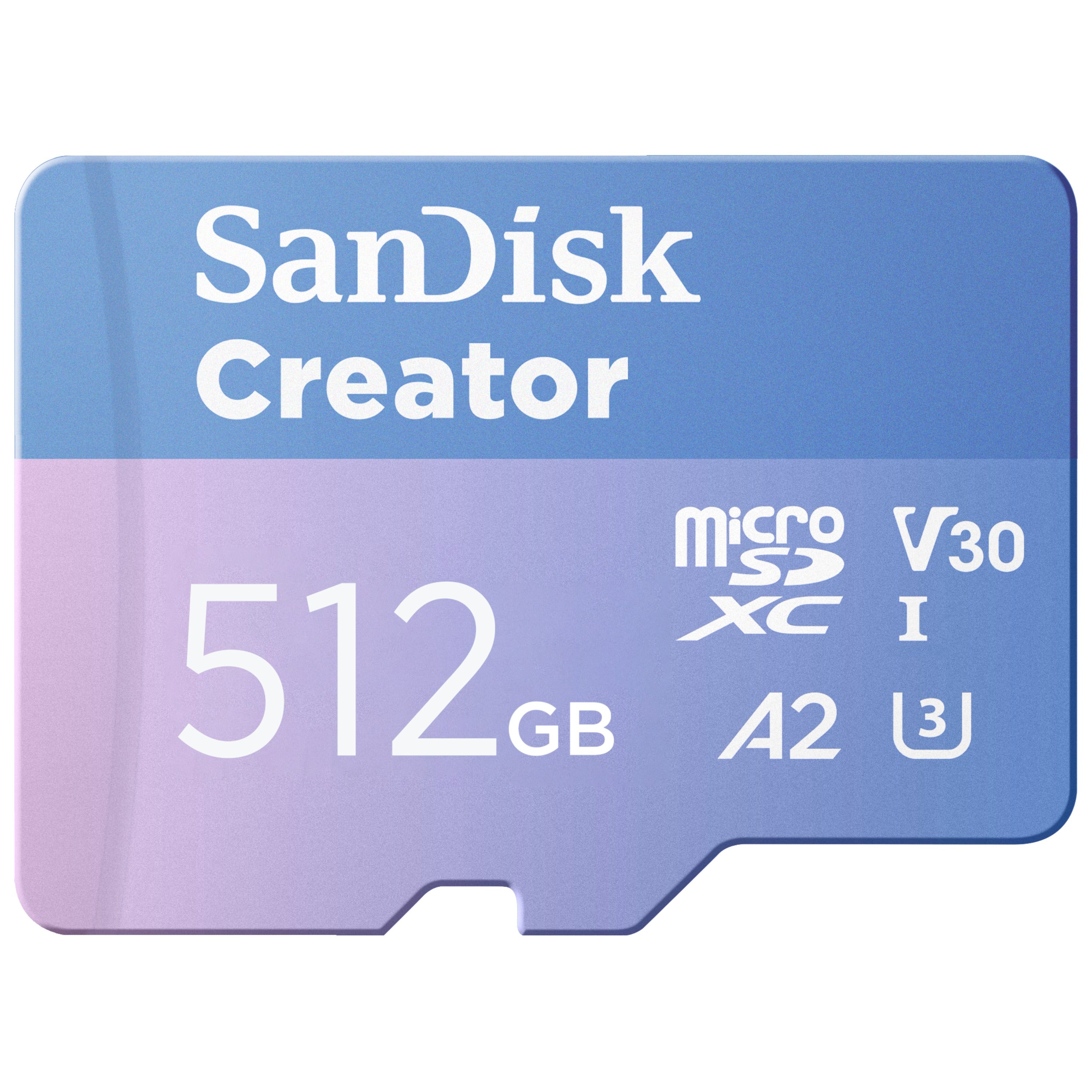 SanDisk Creator UHS-I V30 A2 microSD Card