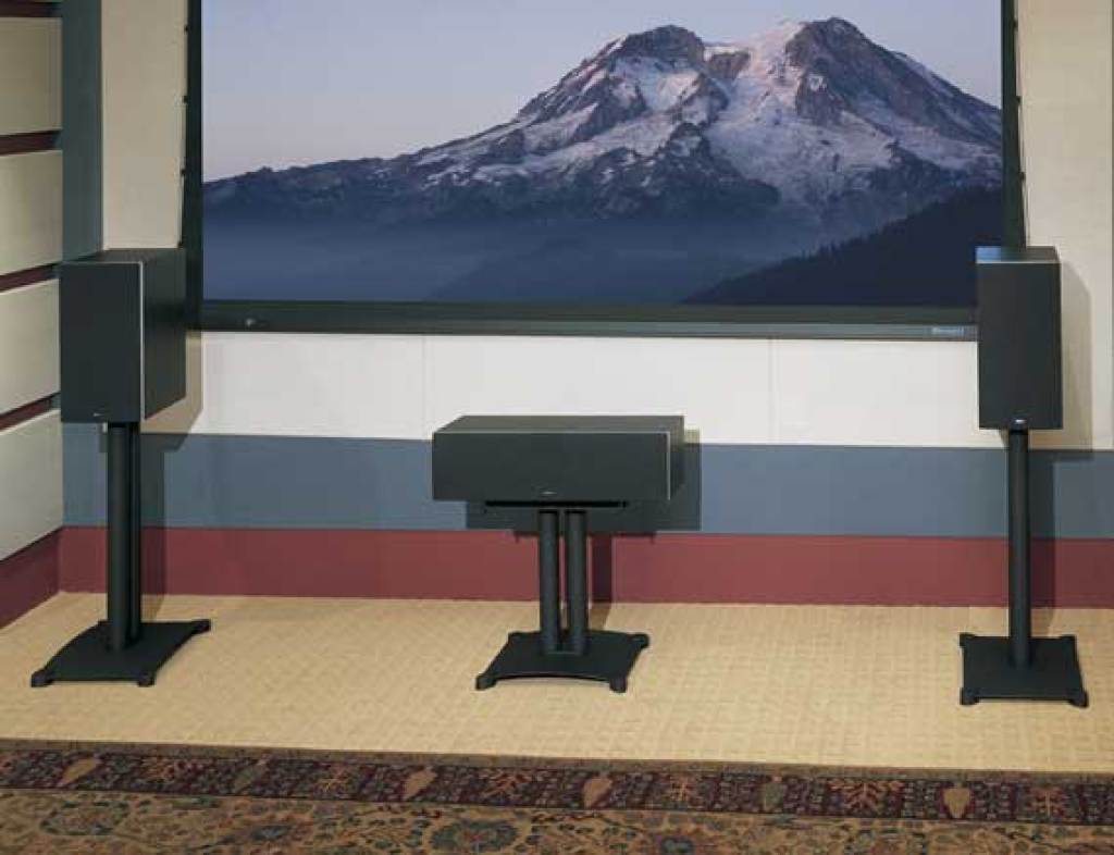 Support d'enceinte central Sanus de 18 pouces de hauteur