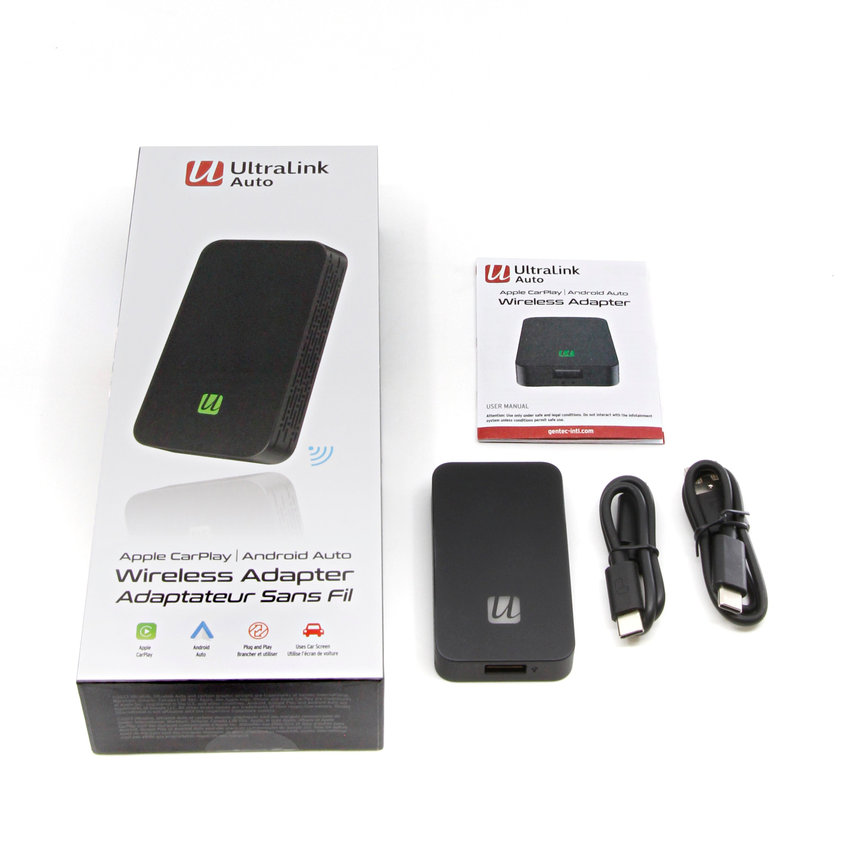 Adaptateur sans fil Android Auto Ultralink Auto CarPlay