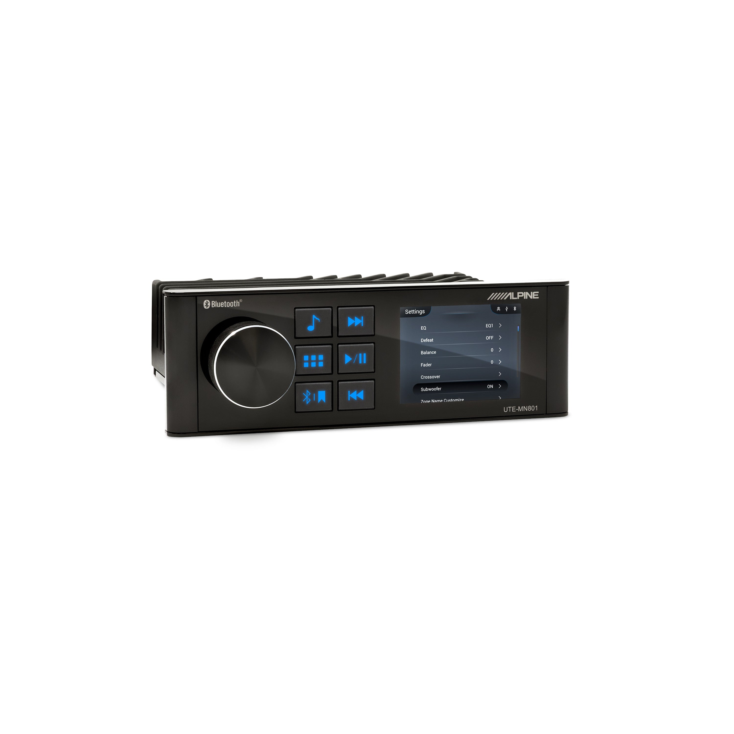 Alpine UTE-MN801 Marine Head Unit (NMEA)