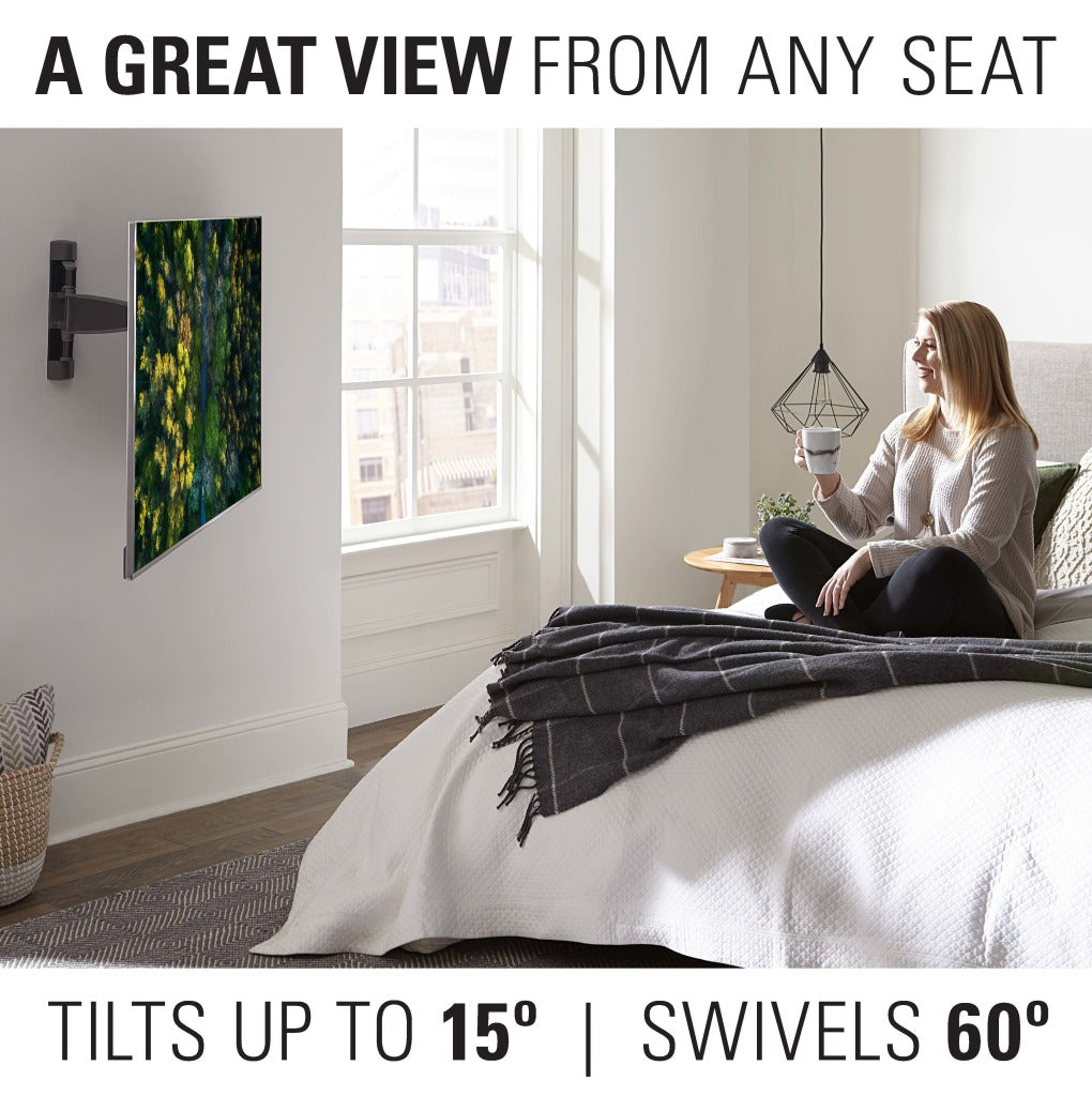 Support mural orientable Sanus Premium pour téléviseur de 32 à 55 pouces