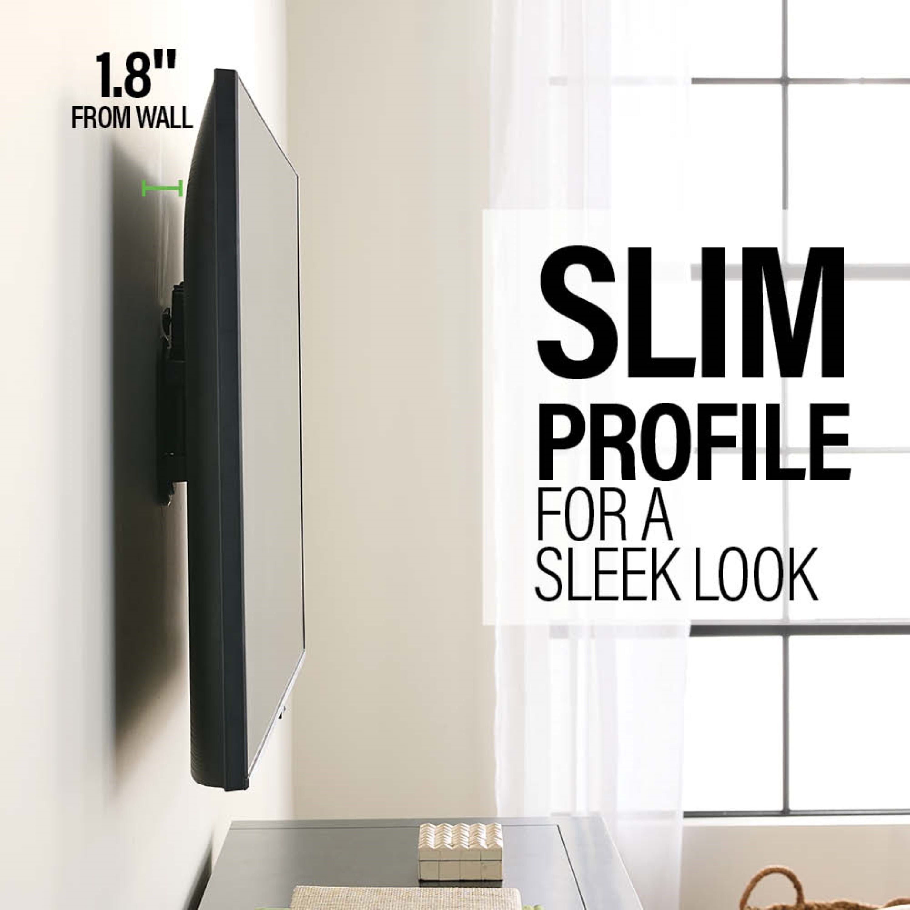 Support mural TV Sanus Advanced Full Motion 4D Shift pour téléviseurs de 19 à 43 pouces