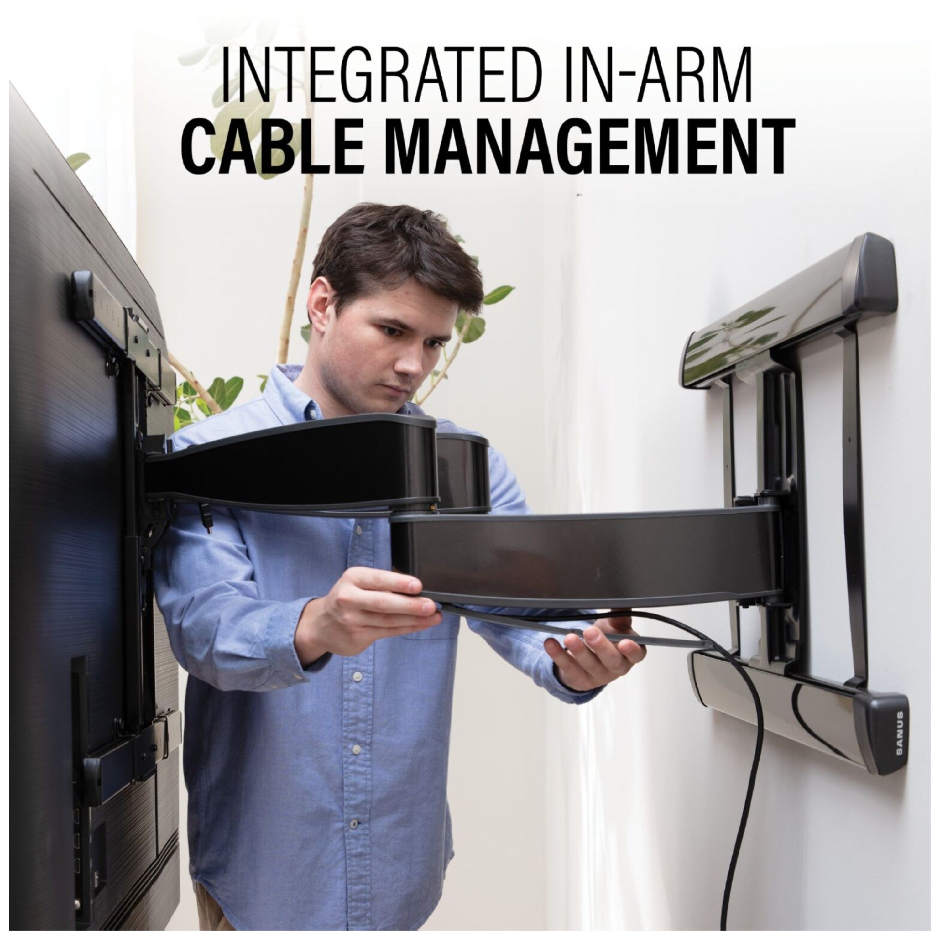 SANUS Advanced XL Full-Motion Premium TV Wall Mount for TVs 65"-100"